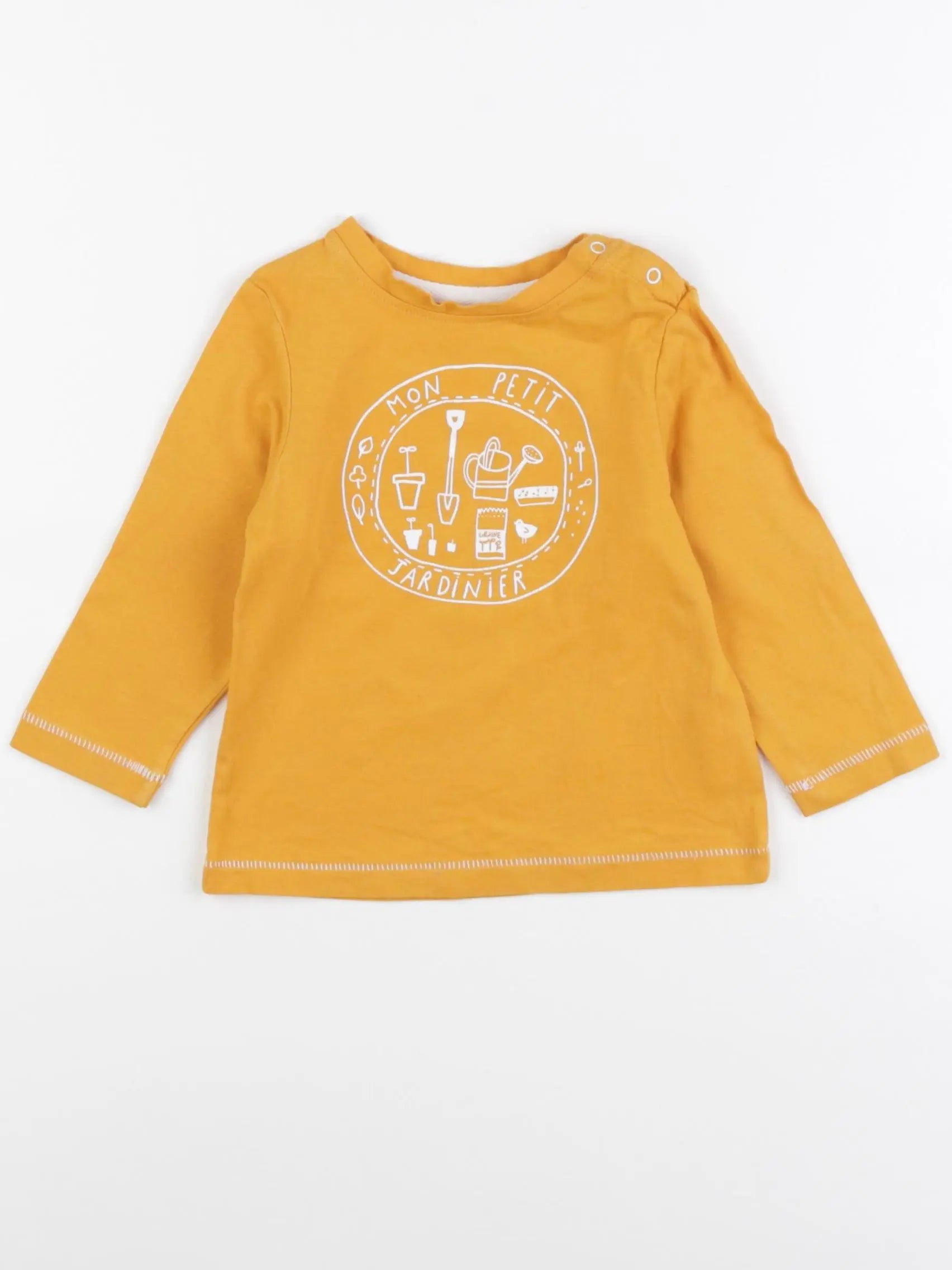 Cadet Rousselle - tee-shirt jaune - 12 mois