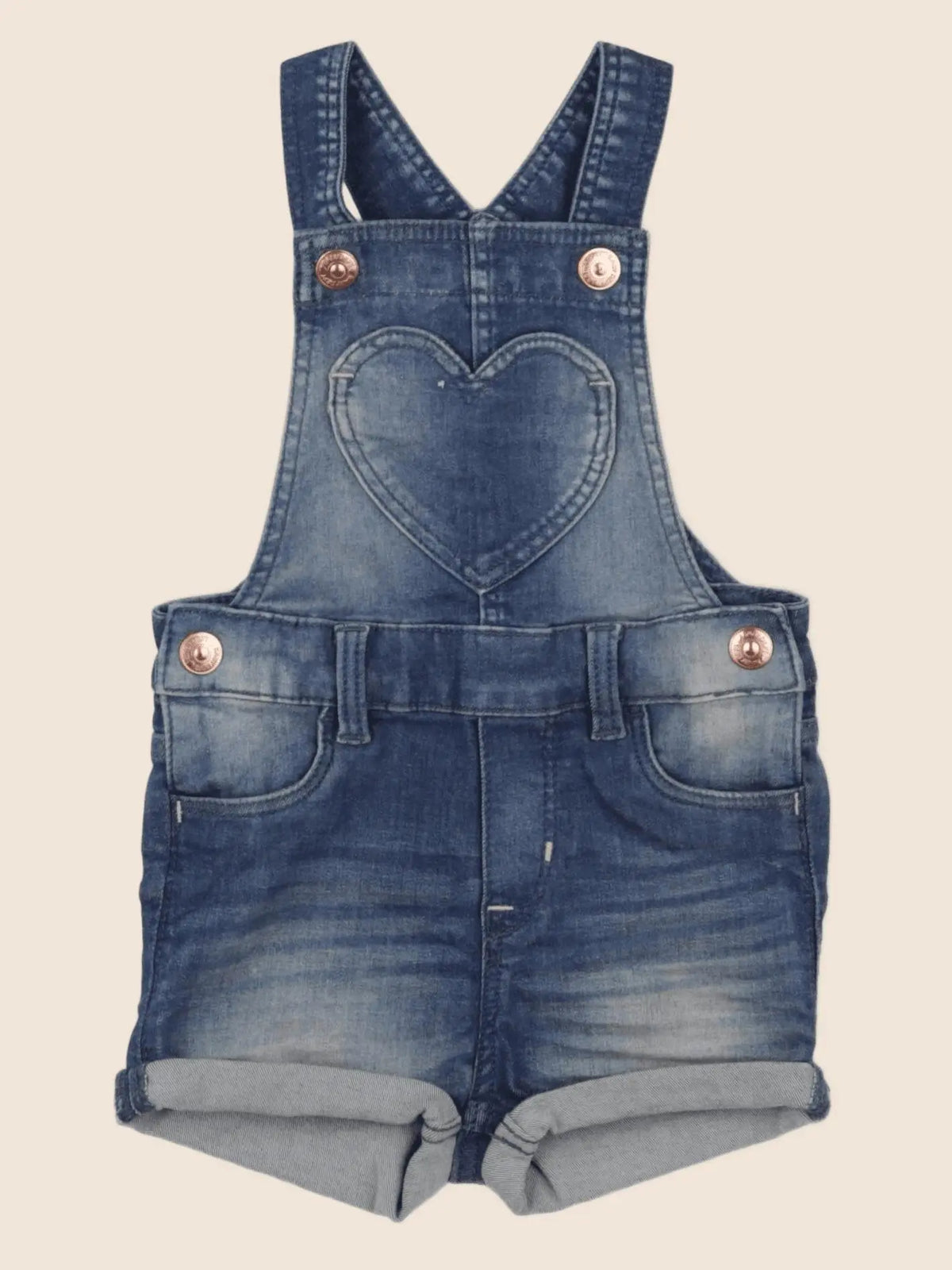 H&M - salopette bleu - 4/6 mois