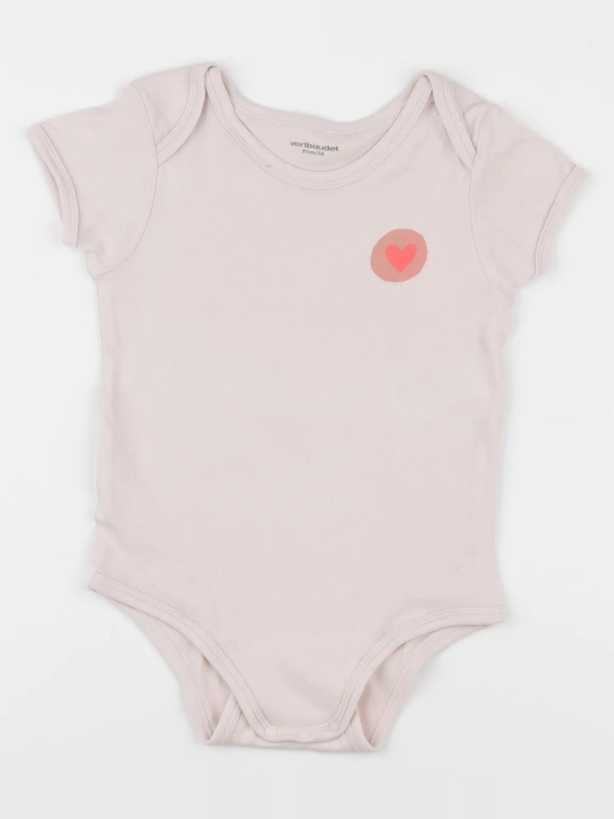 Vertbaudet - body rose - 36 mois