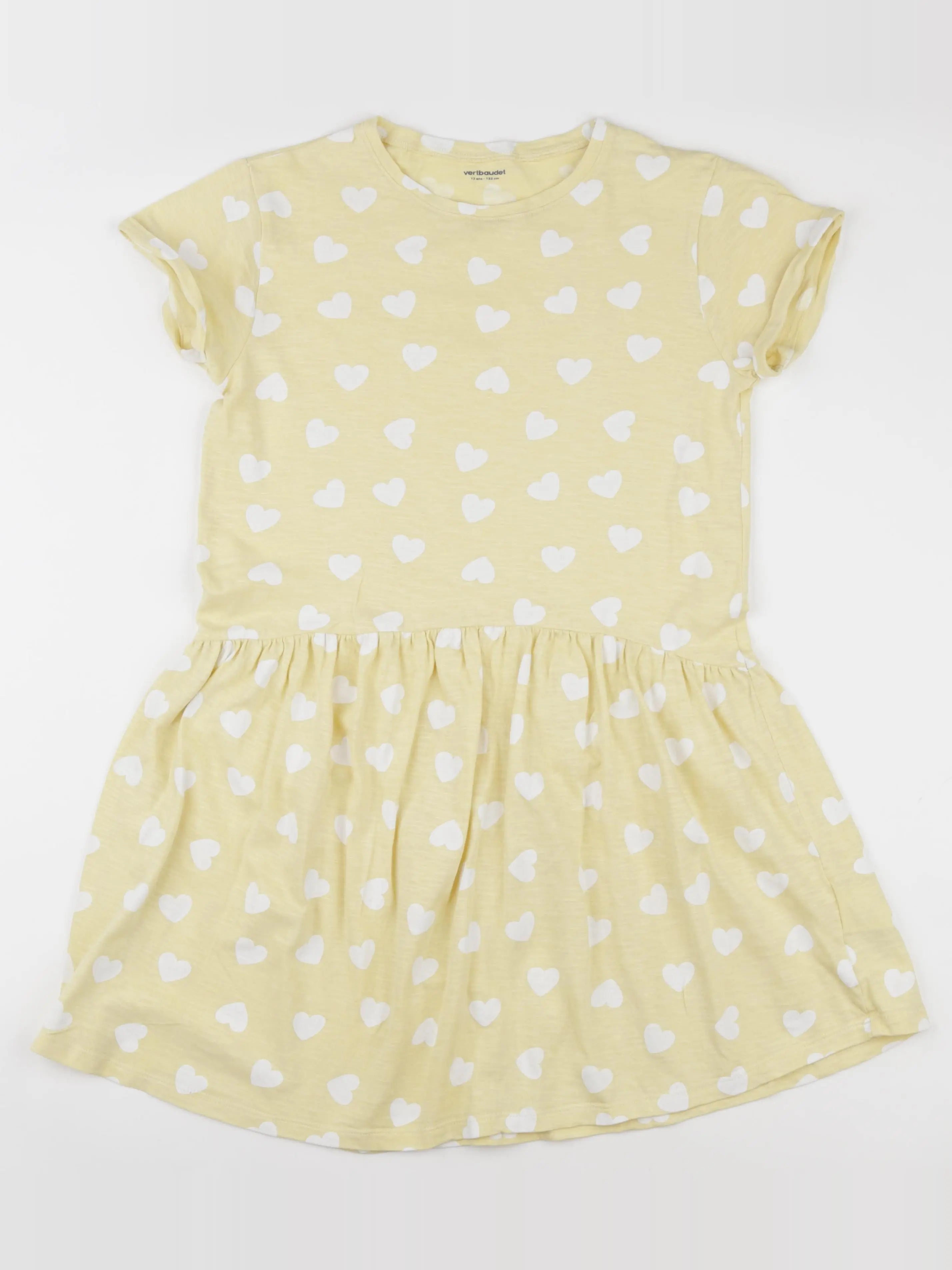 Vertbaudet - robe jaune - 12 ans