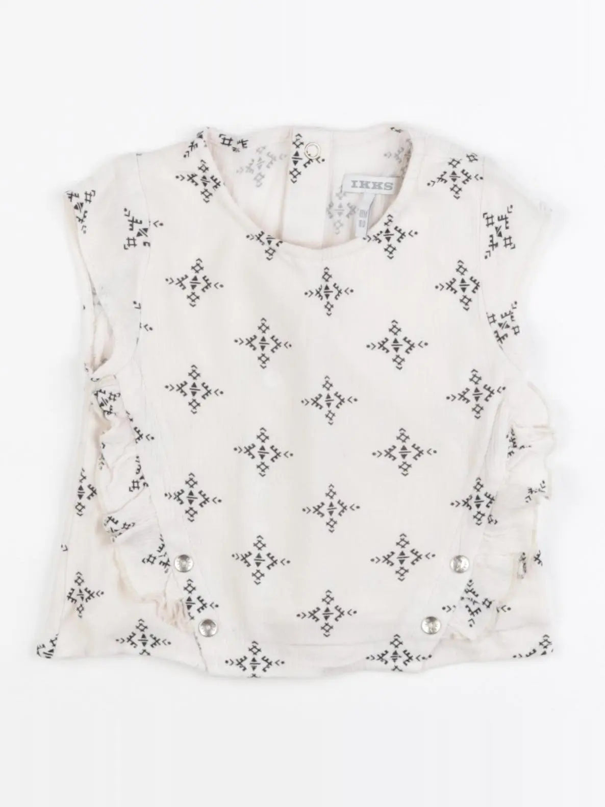 IKKS - blouse beige, noir - 18 mois