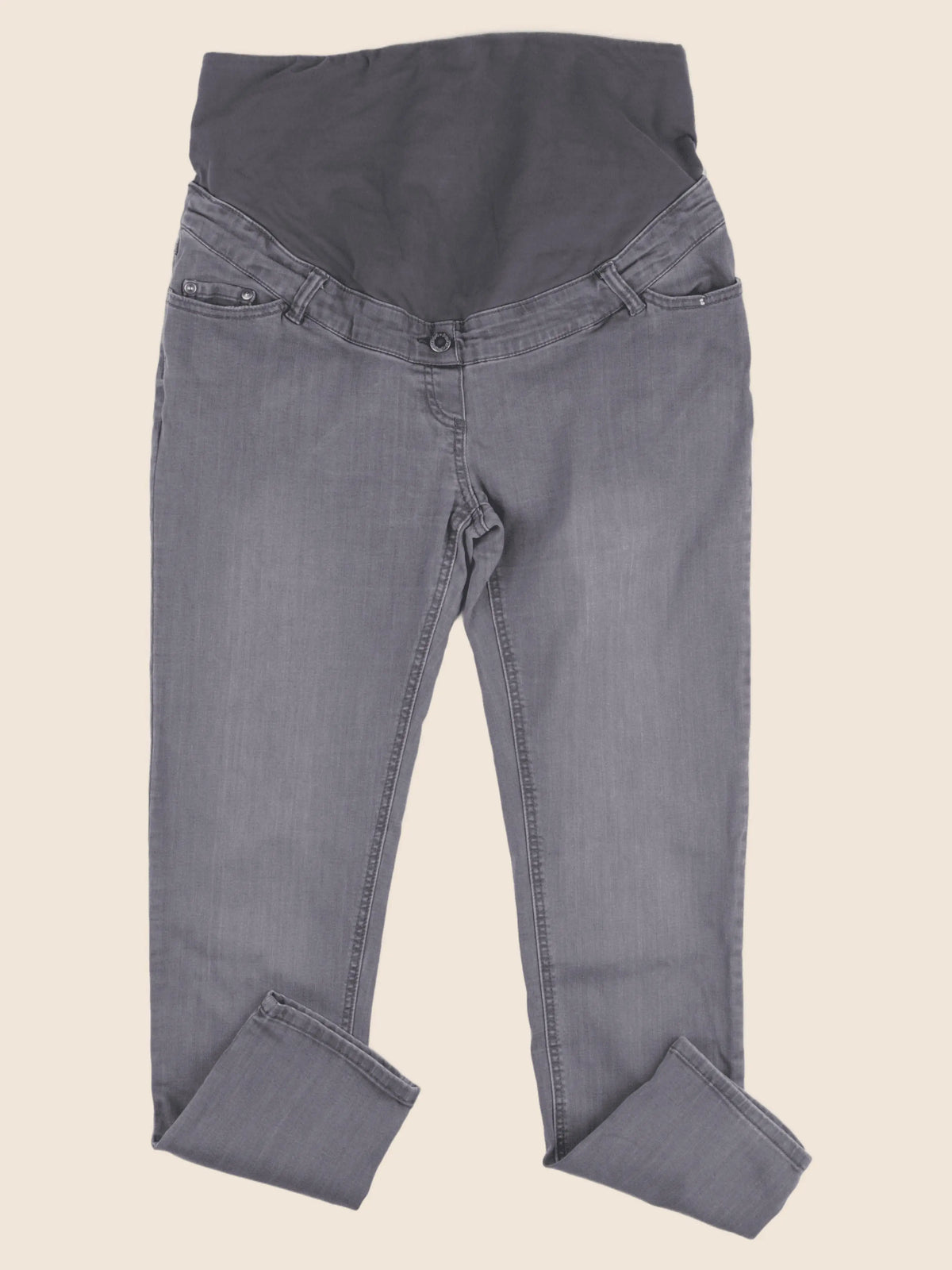 Vertbaudet - jean grossesse gris - 46