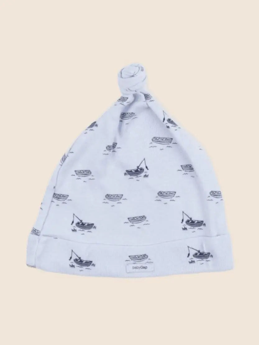 GAP - bonnet bleu - 3/6 mois