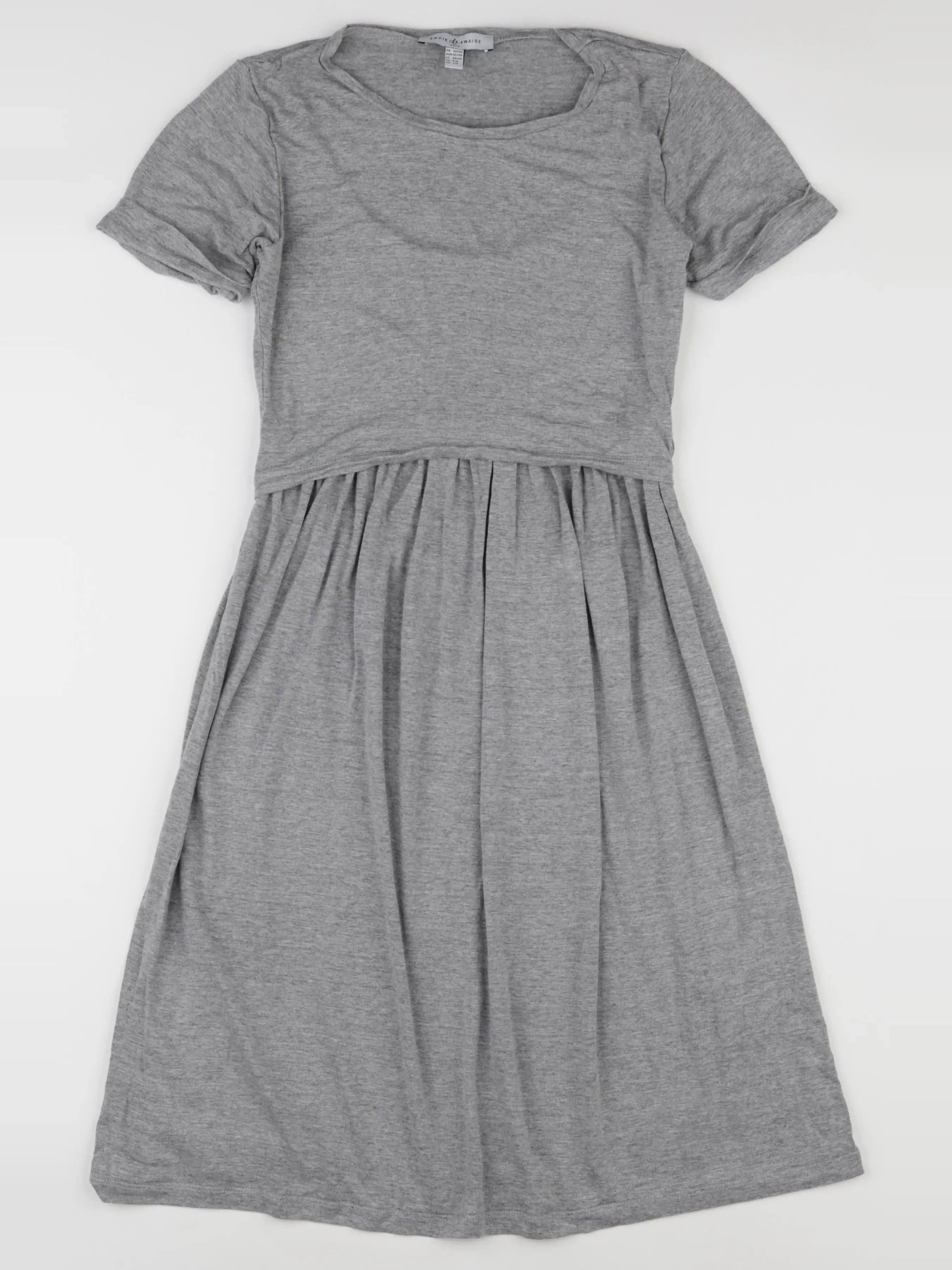 Envie de fraise - robe allaitement gris - 34 à 36