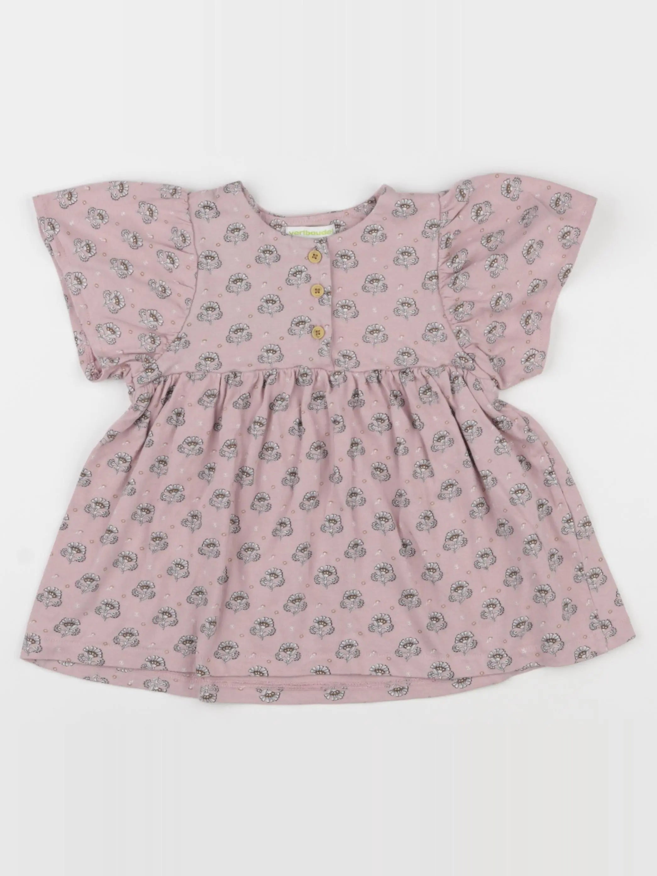 Vertbaudet - robe rose - 18 mois