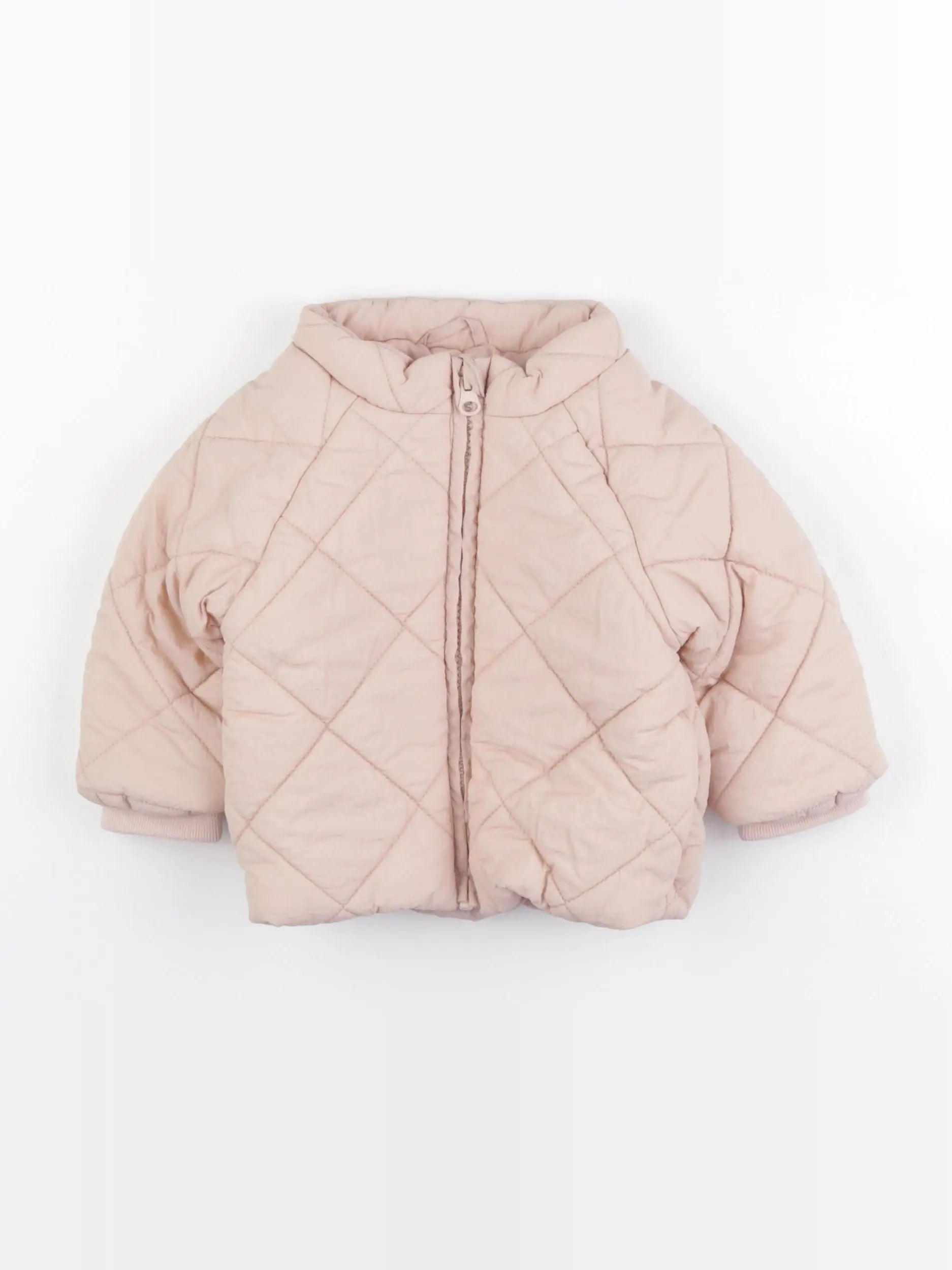 Vertbaudet - doudoune rose - 6 mois