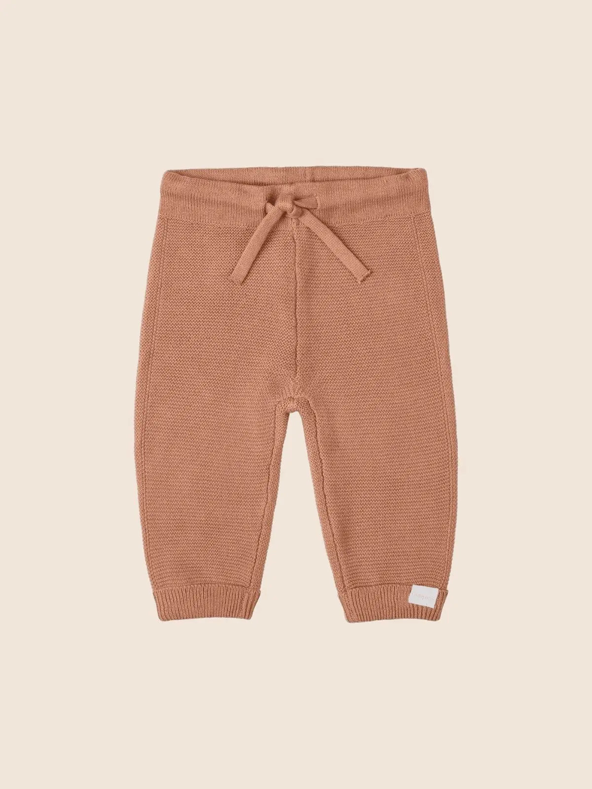 Pantalon tricot GROVER rose