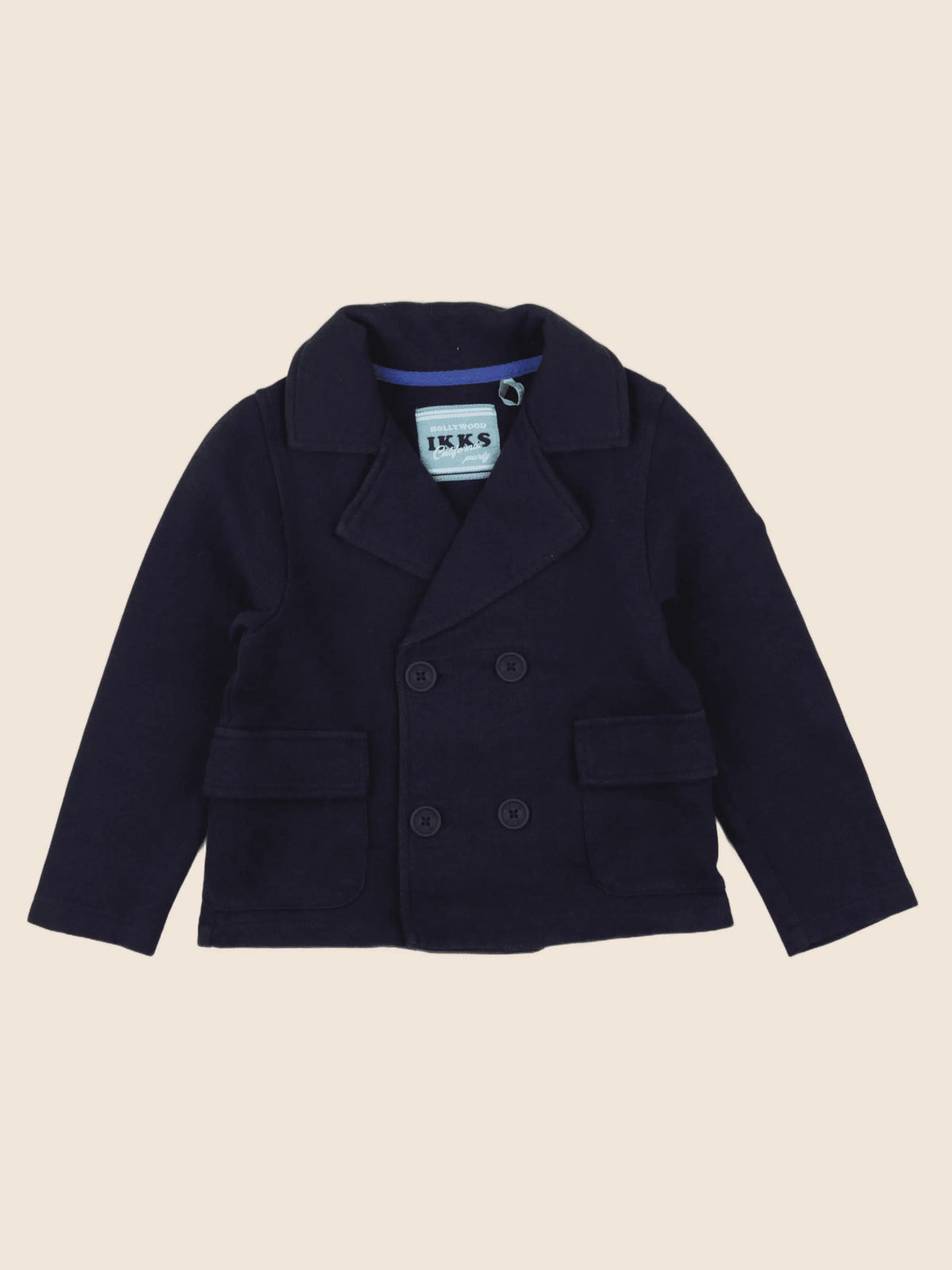 IKKS - veste imprimé au dos bleu - 3 ans