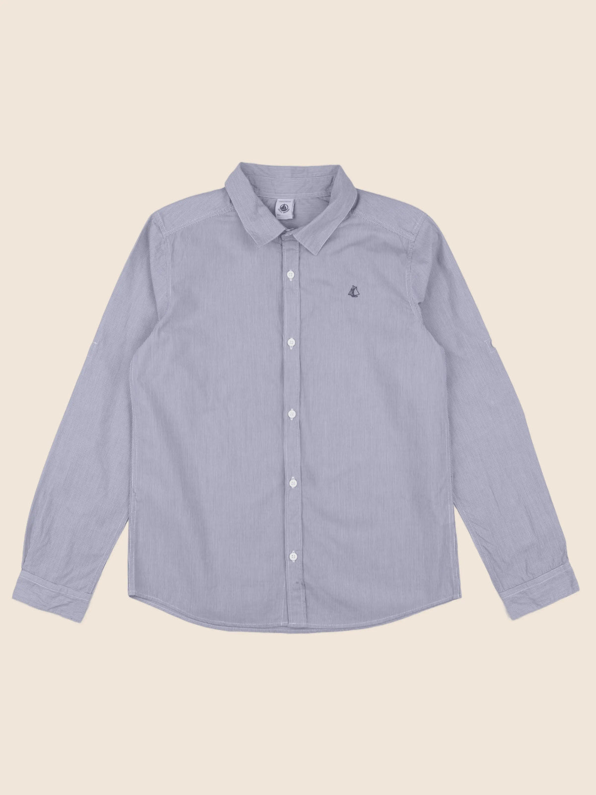 Petit Bateau - chemise bleu - 12 ans