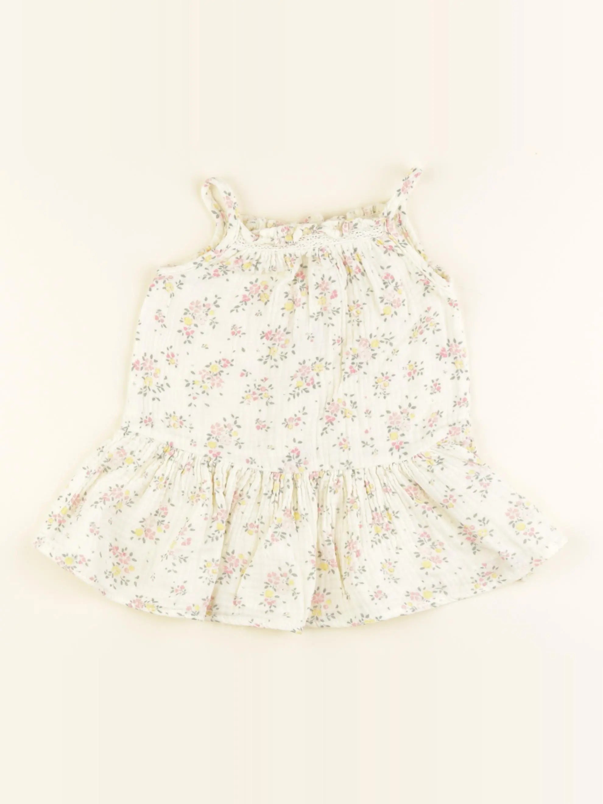 Vertbaudet - robe jaune - 18 mois