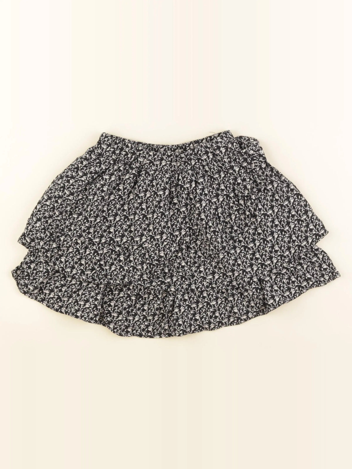 IKKS - jupe noir, beige - 6 ans
