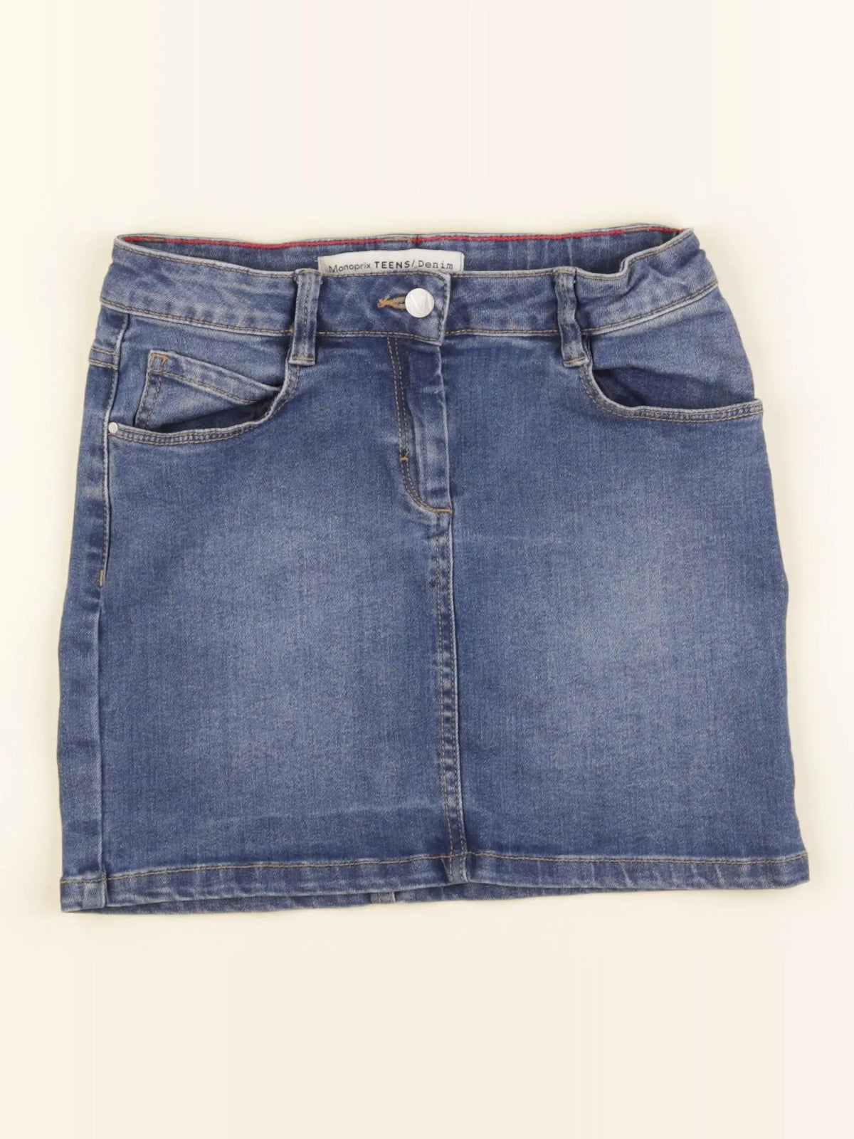 Monoprix - jupe bleu - 12 ans