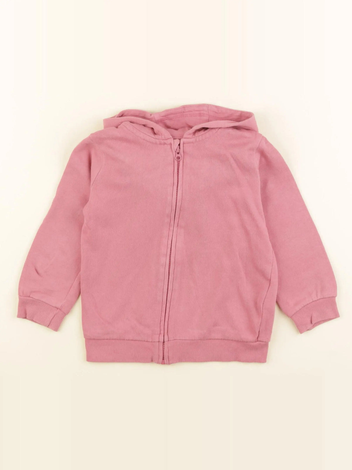 H&M - sweat rose - 12/18 mois