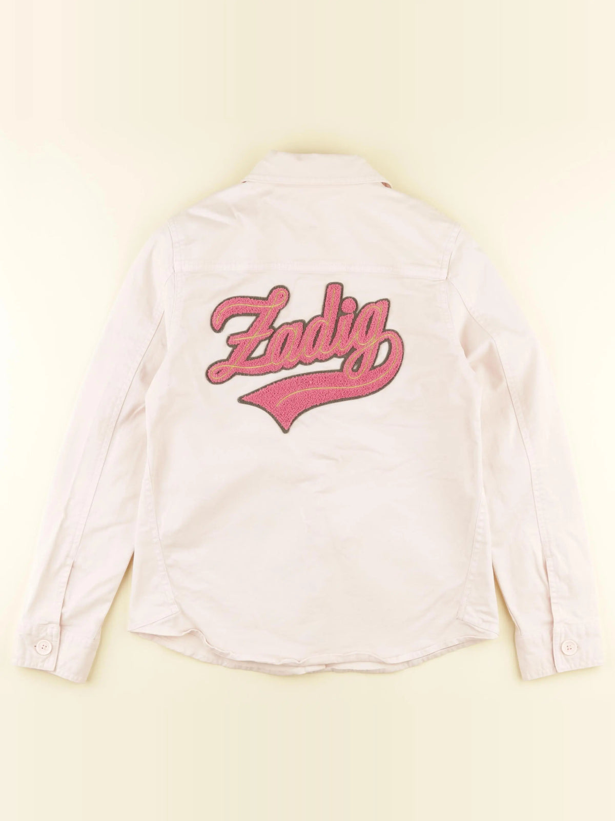 Zadig & Voltaire - sur chemise imprimé au dos rose - 12 ans
