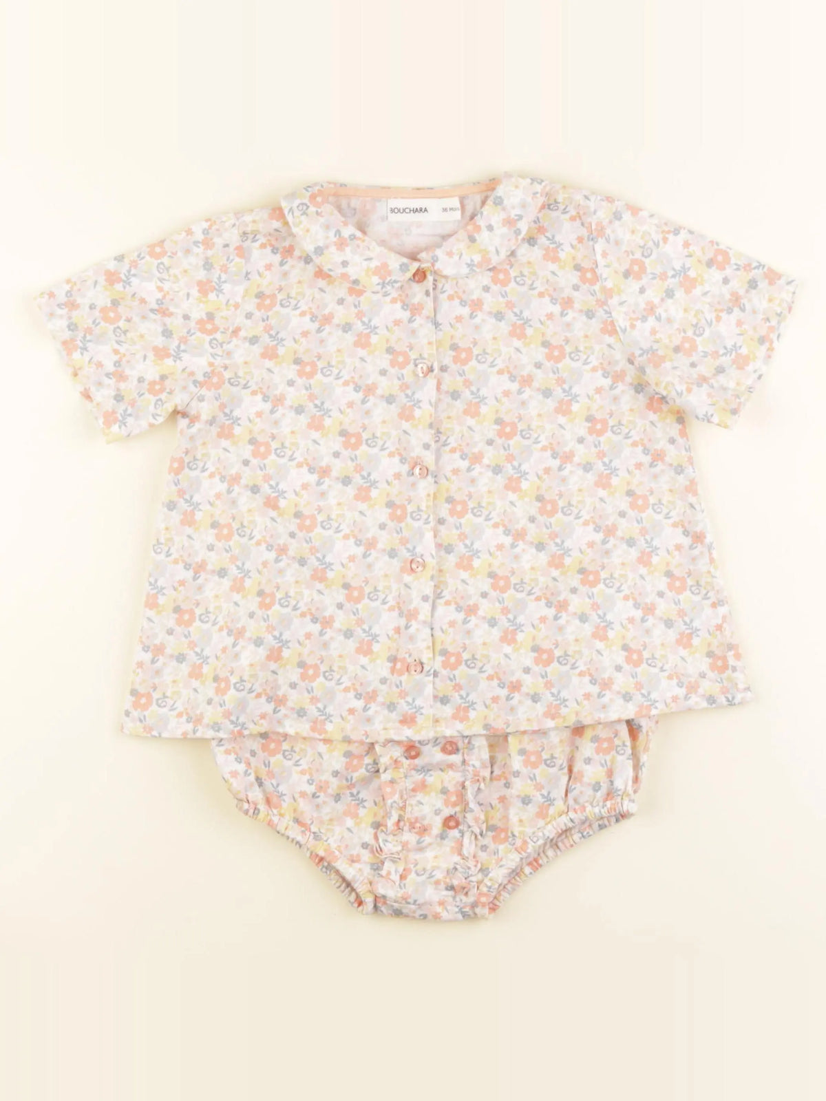 Bouchara - ensemble rose - 36 mois