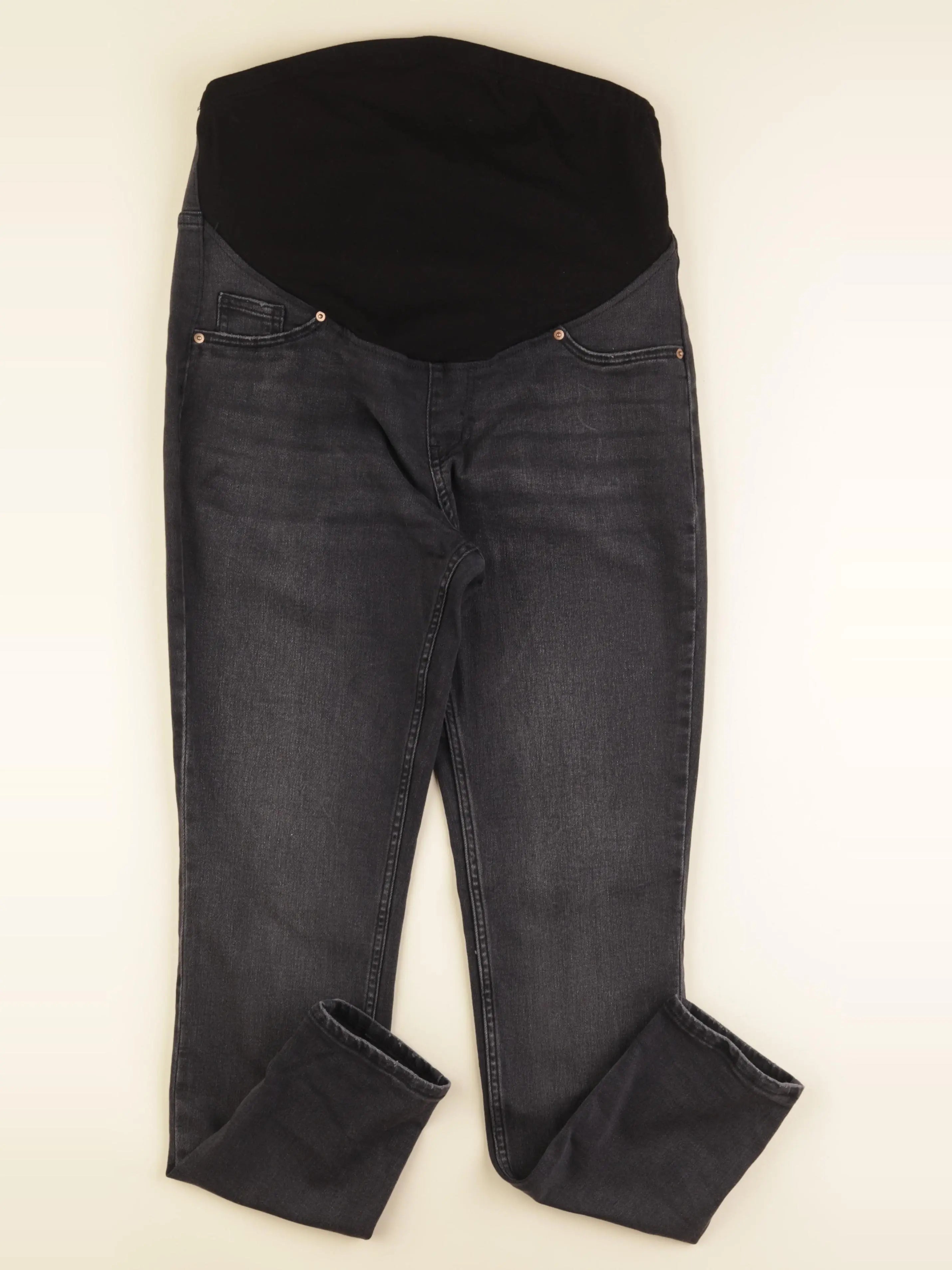 H&M - jean grossesse noir - m