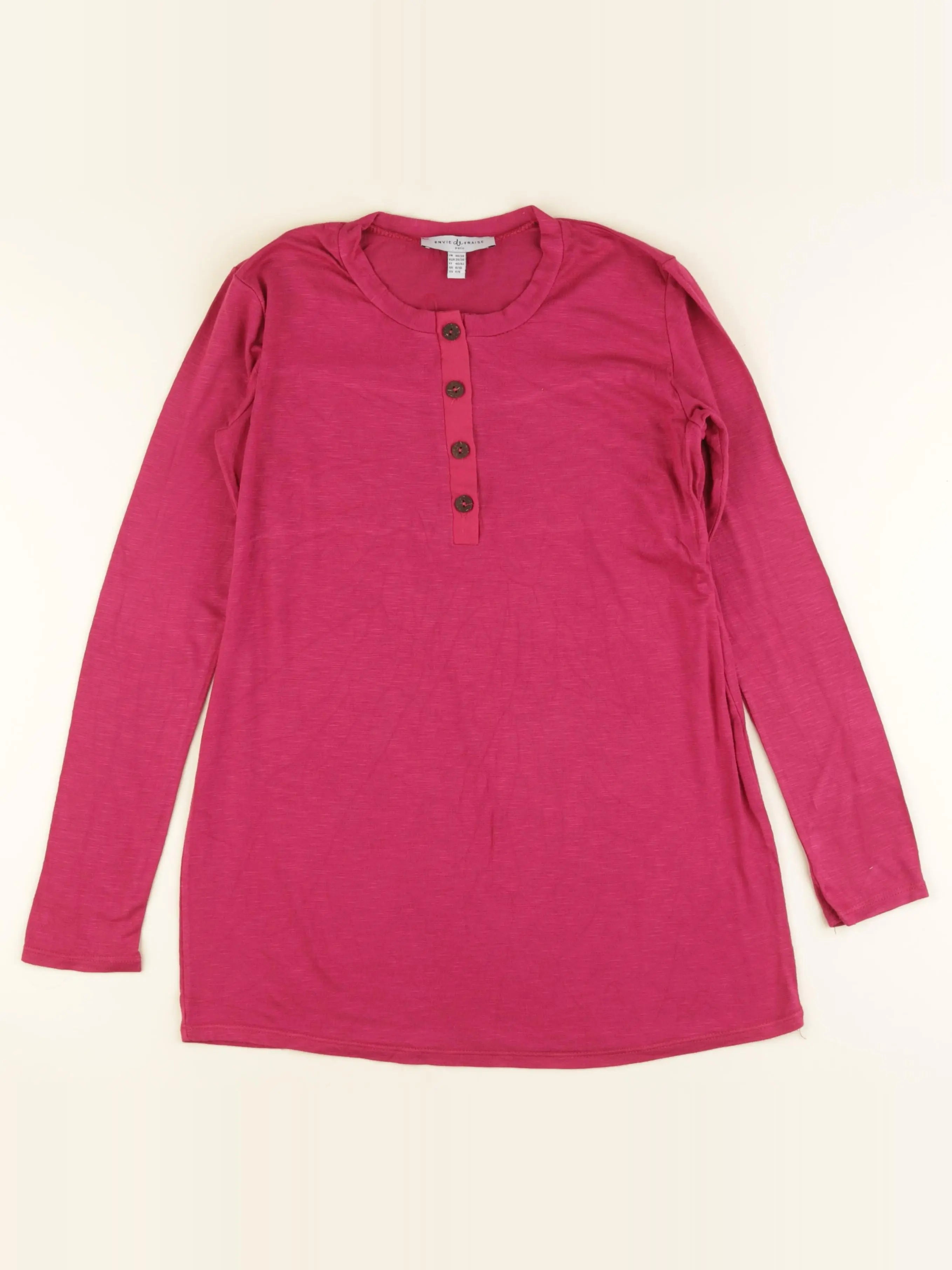 Envie de fraise - tee-shirt grossesse rose - 36 à 38