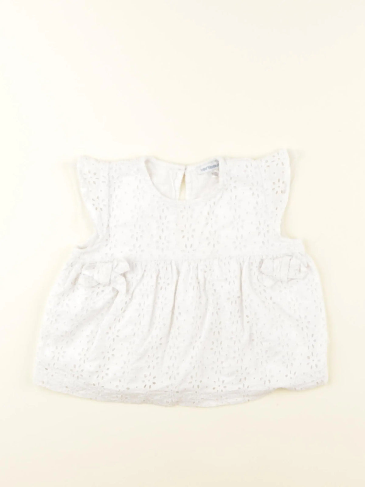 Vertbaudet - blouse blanc - 18 mois