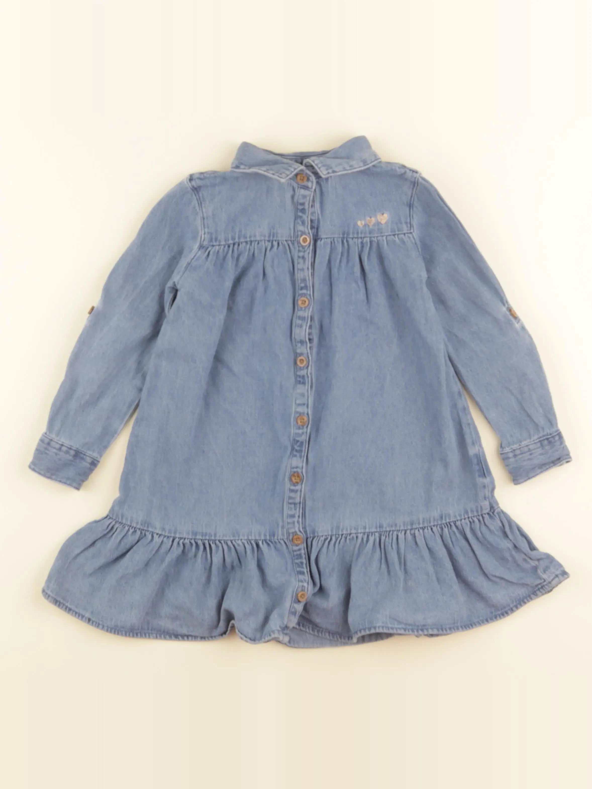 Vertbaudet - robe bleu - 3 ans