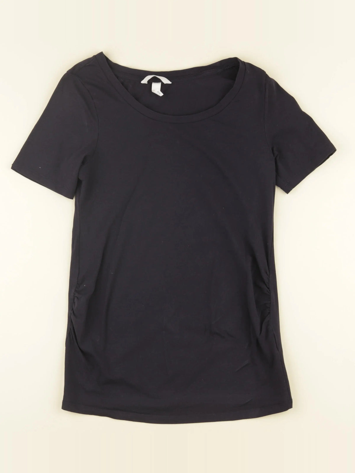 H&M - tee-shirt grossesse bleu - s