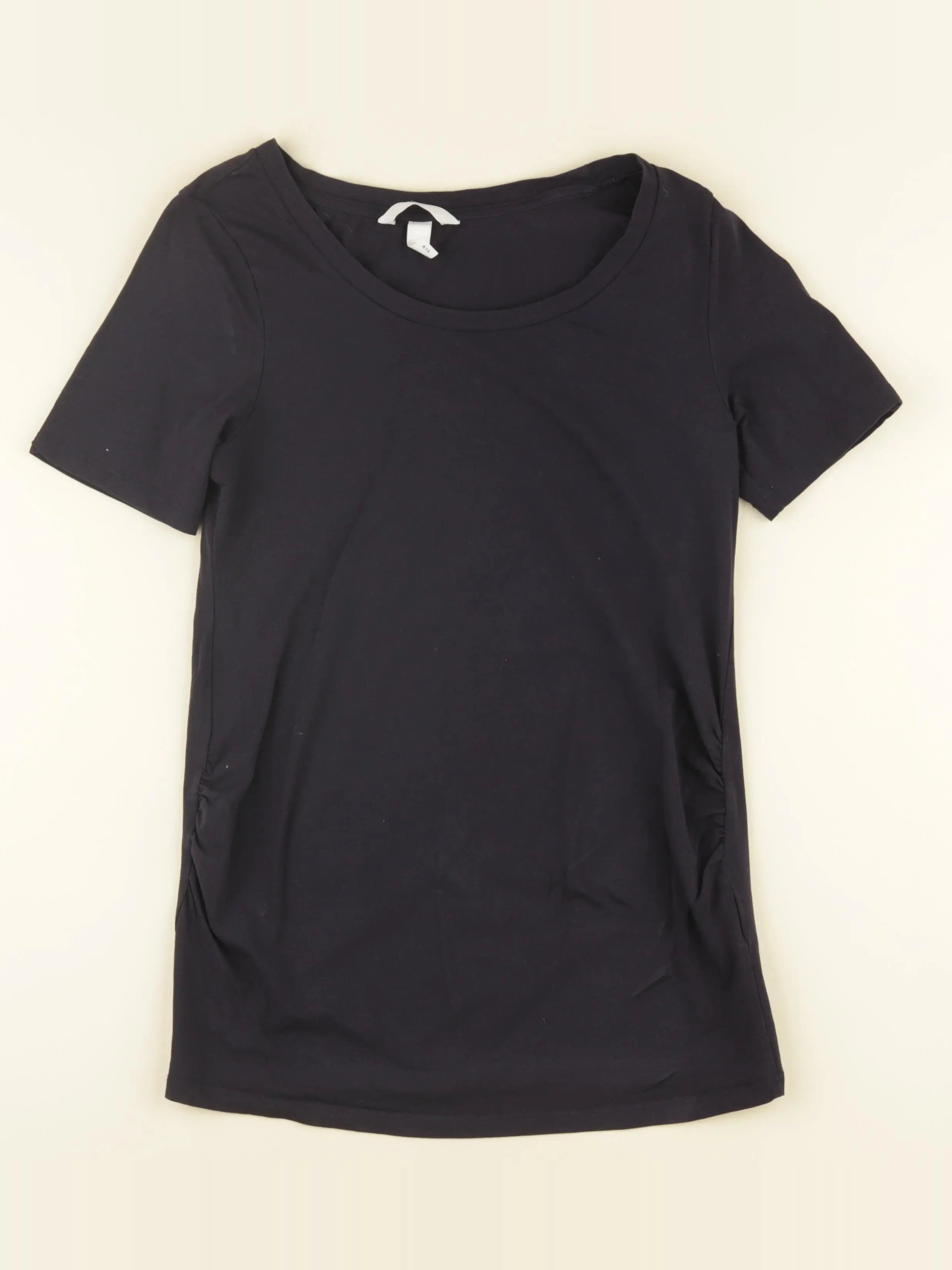 H&M - tee-shirt grossesse bleu - s