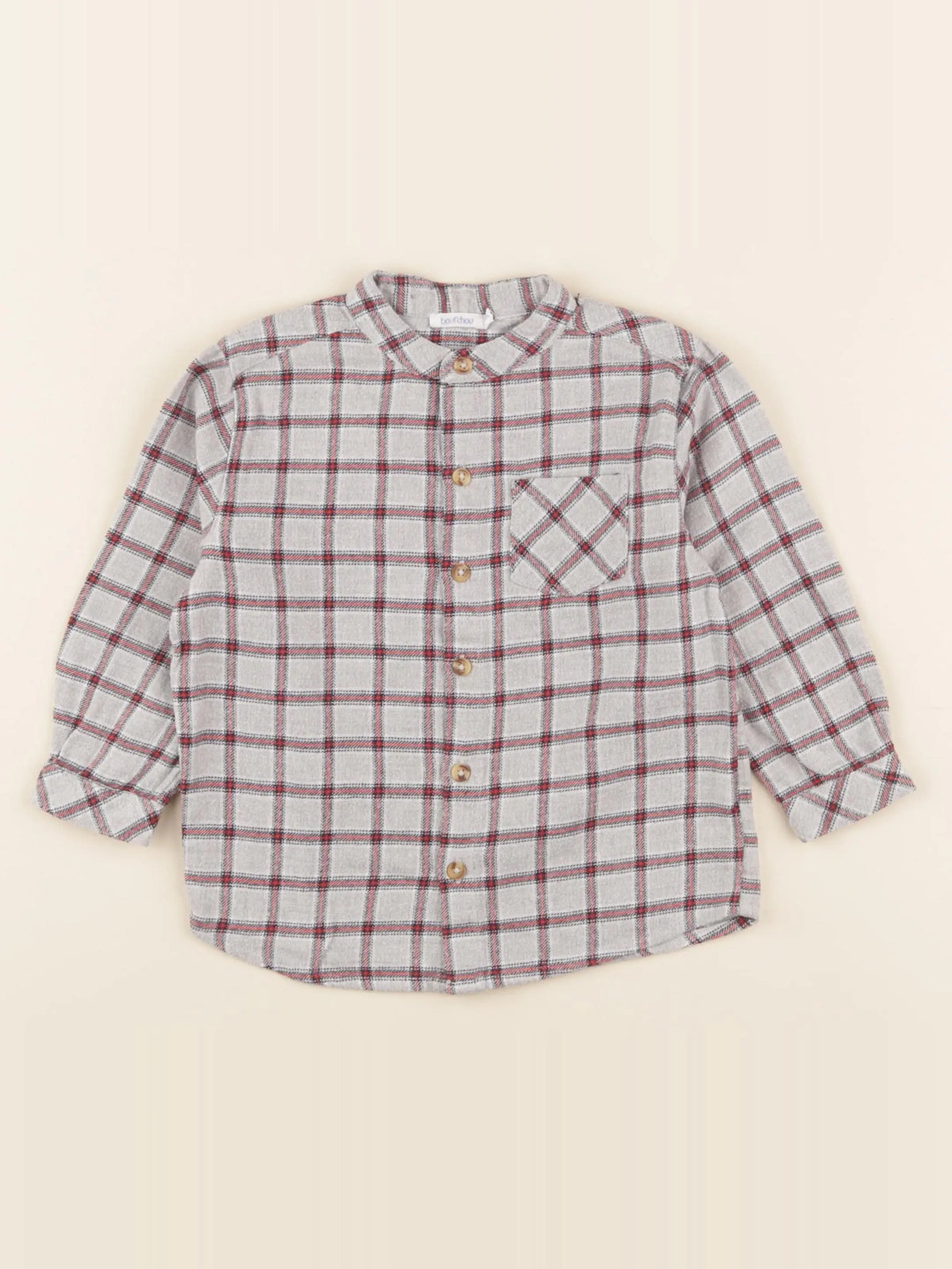 Boutchou - chemise gris - 24 mois