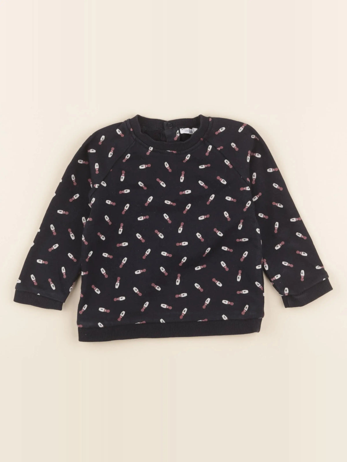 Boutchou - sweat bleu - 24 mois