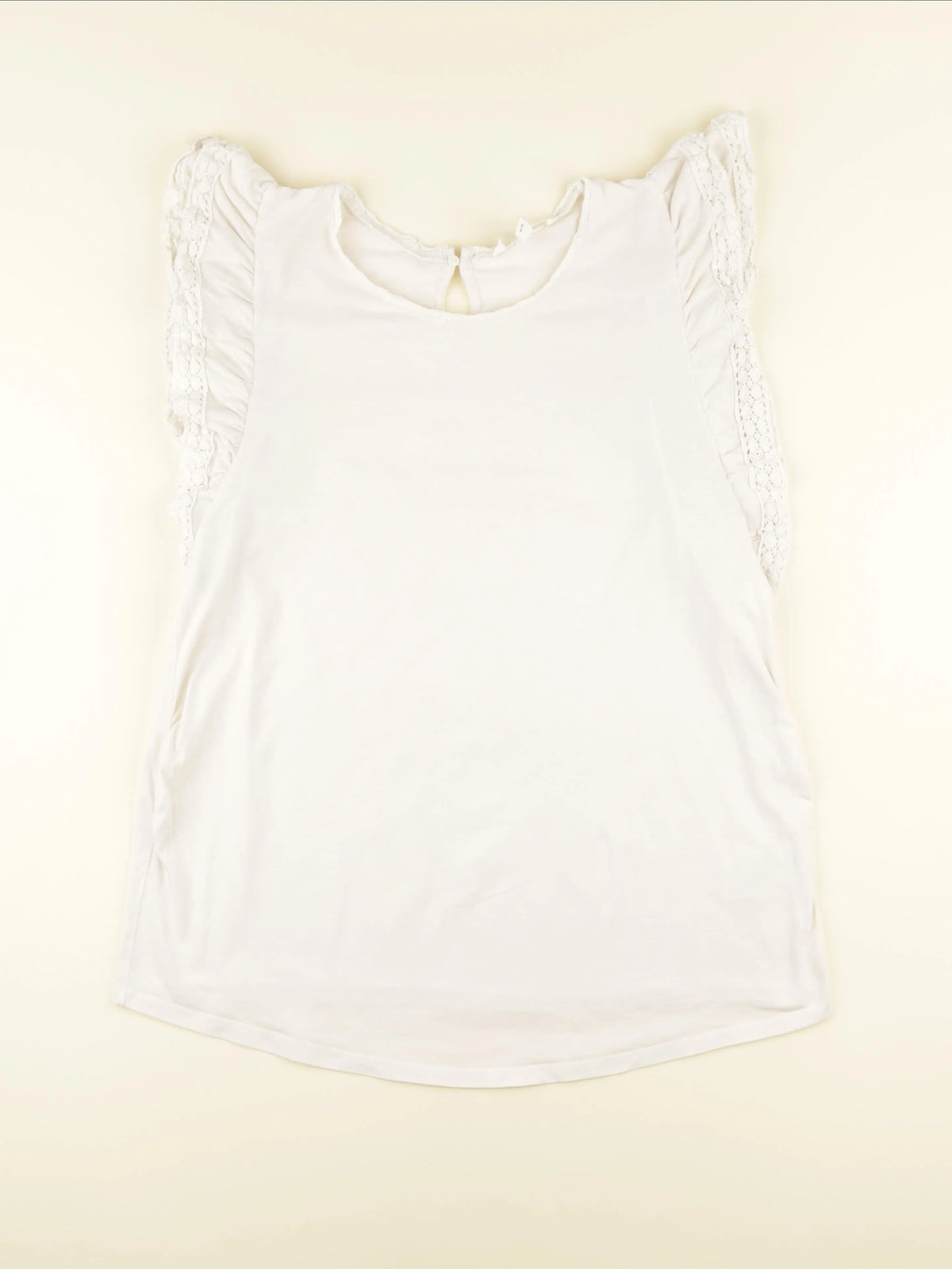 H&M - tee-shirt grossesse blanc - 44 à 46