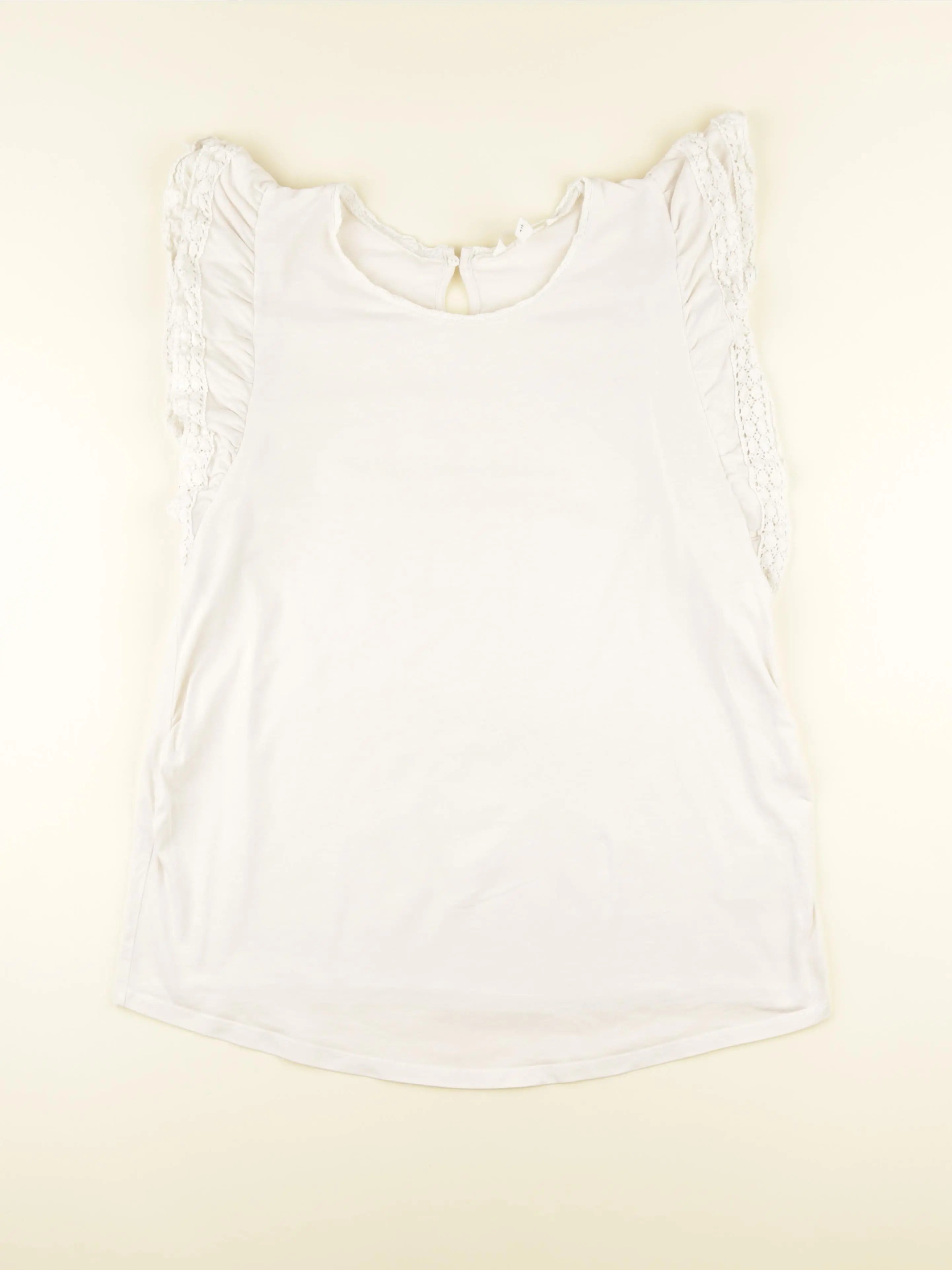 H&M - tee-shirt grossesse blanc - 44 à 46