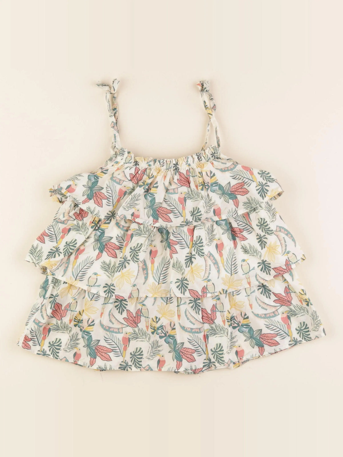 Vertbaudet - blouse multicolore - 10 ans