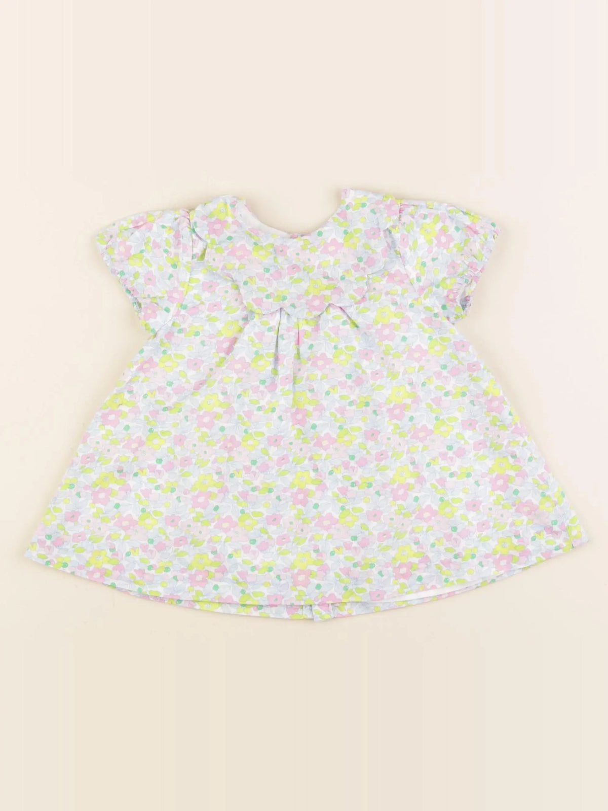 Jacadi - robe liberty multicolore - 6 mois