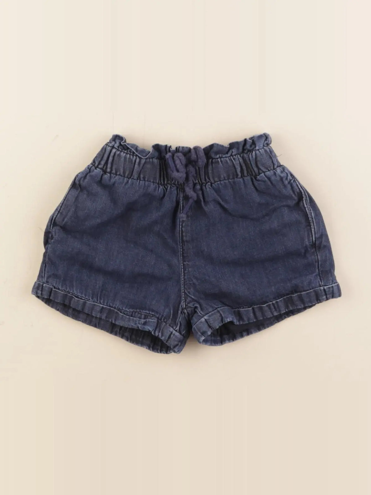 Vertbaudet - short bleu - 6 mois