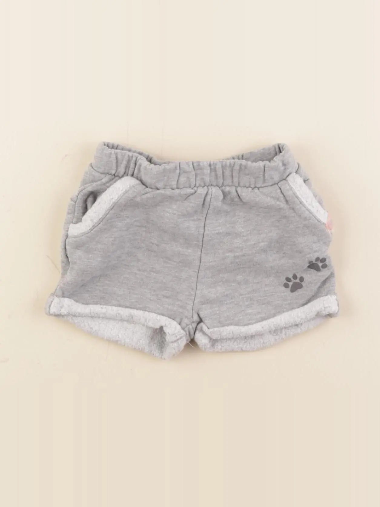 Vertbaudet - short gris - 6 mois