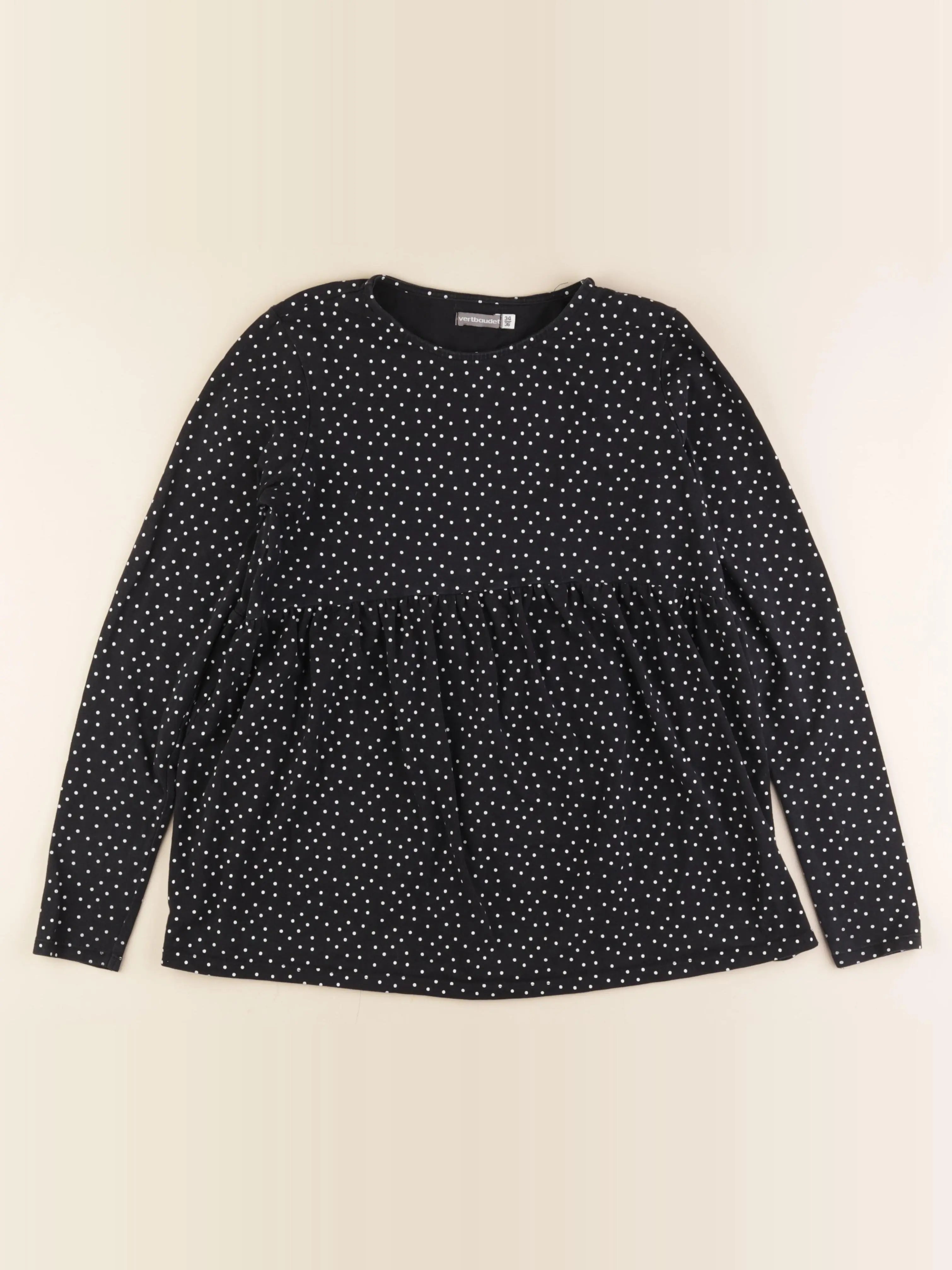 Vertbaudet - tee-shirt grossesse noir - 34 à 36