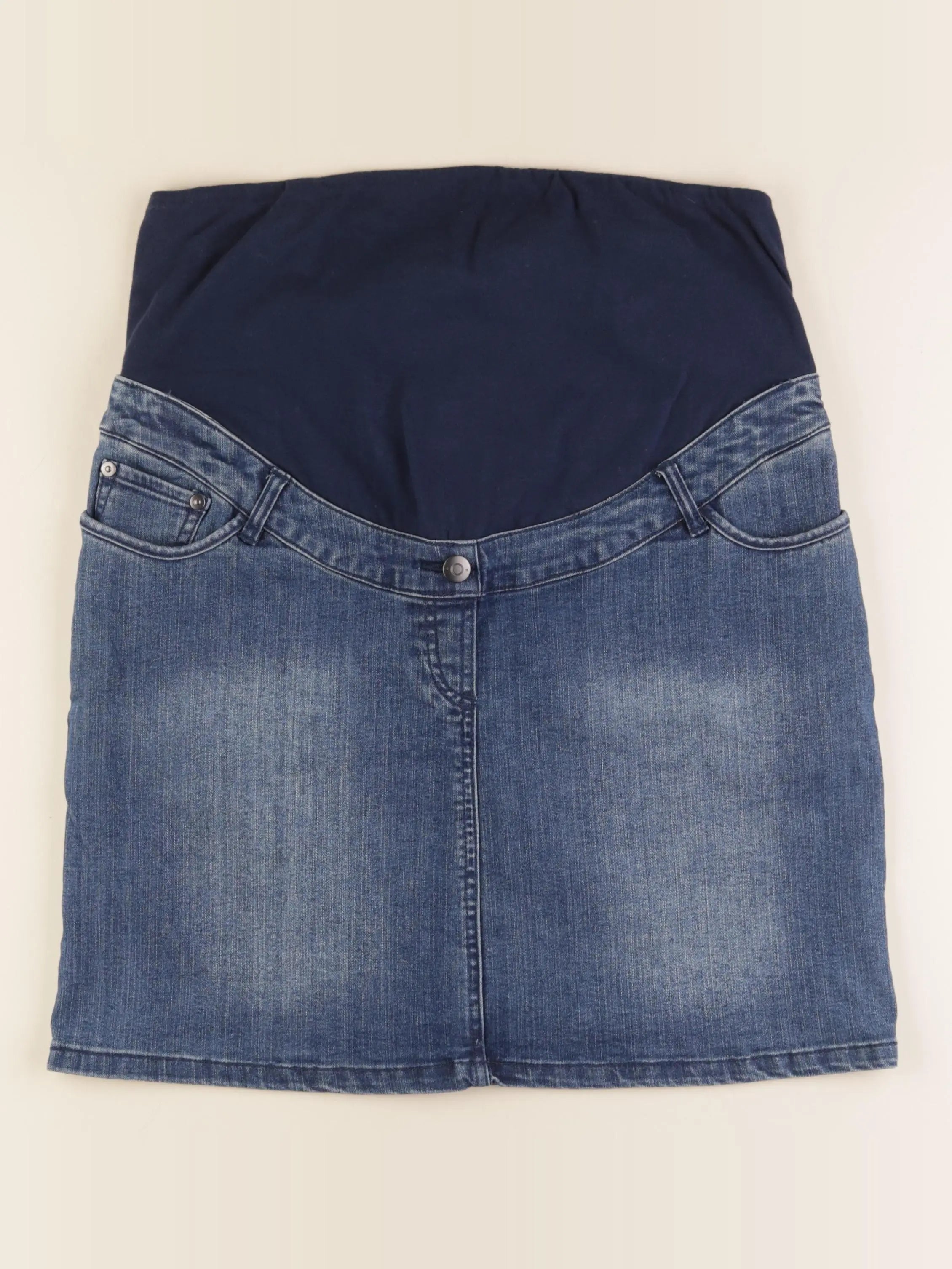 Vertbaudet - jupe grossesse bleu - 42