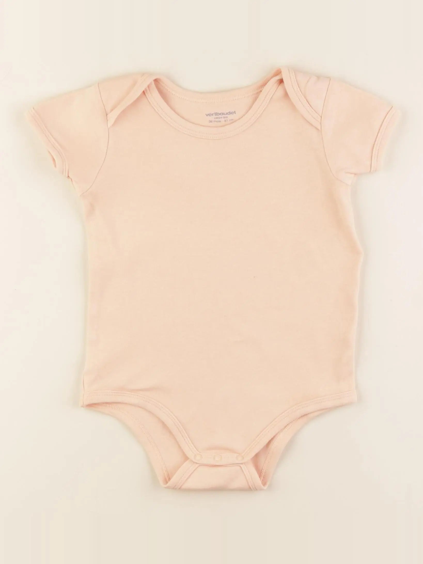 Vertbaudet - body orange - 36 mois