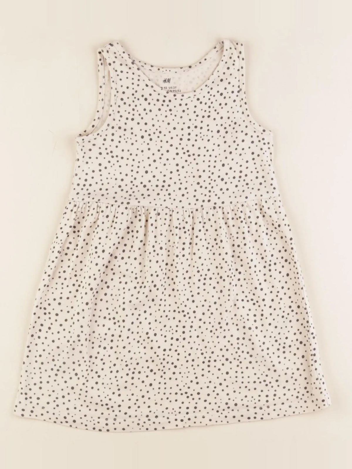 H&M - robe marron - 18/24 mois