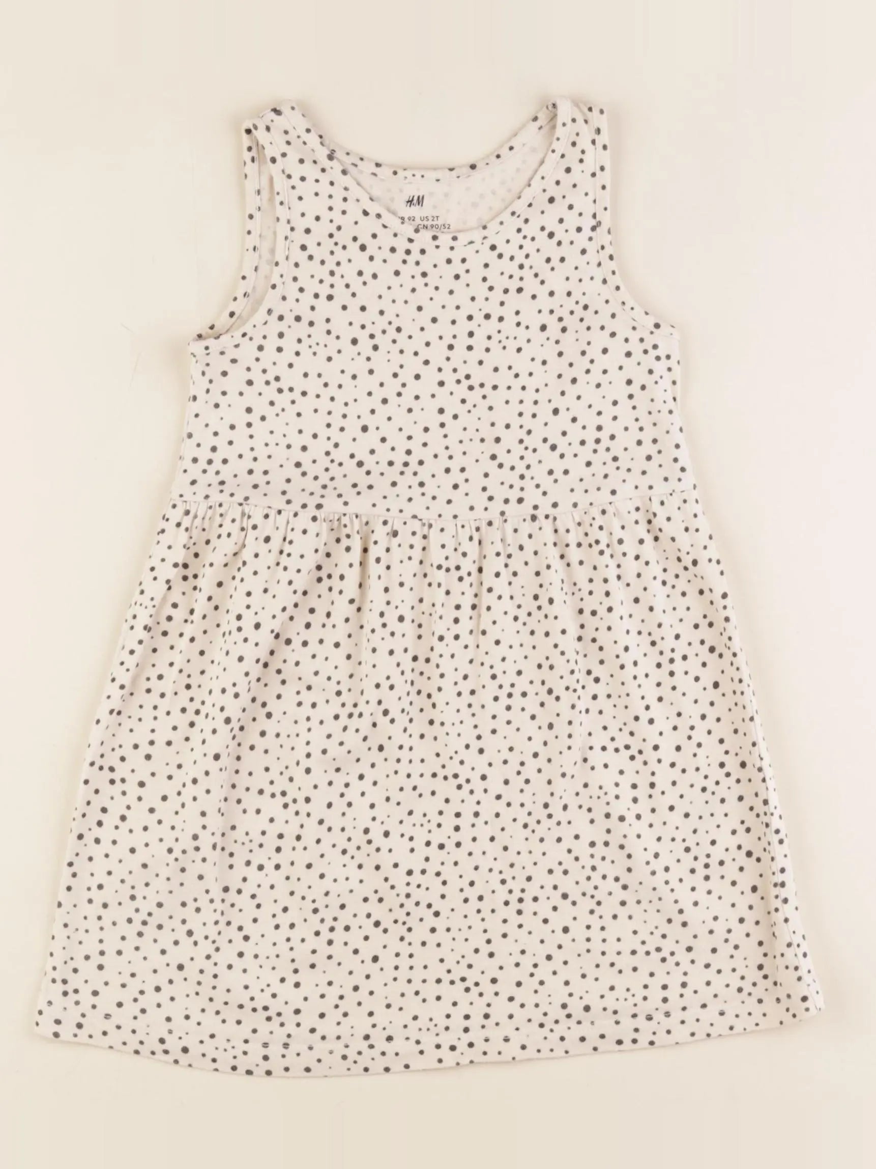 H&M - robe marron - 18/24 mois