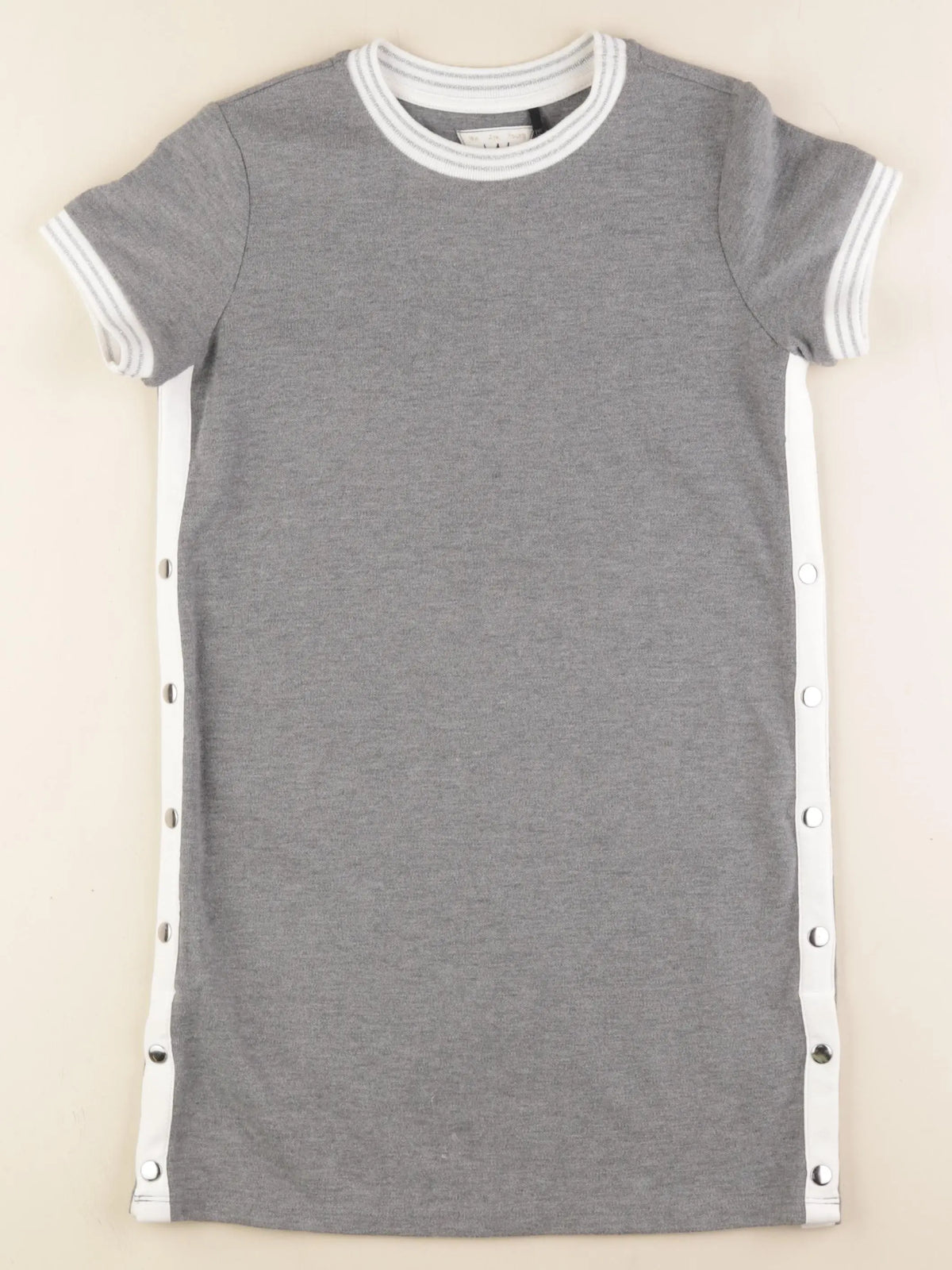 IKKS - robe gris, argent - 10 ans