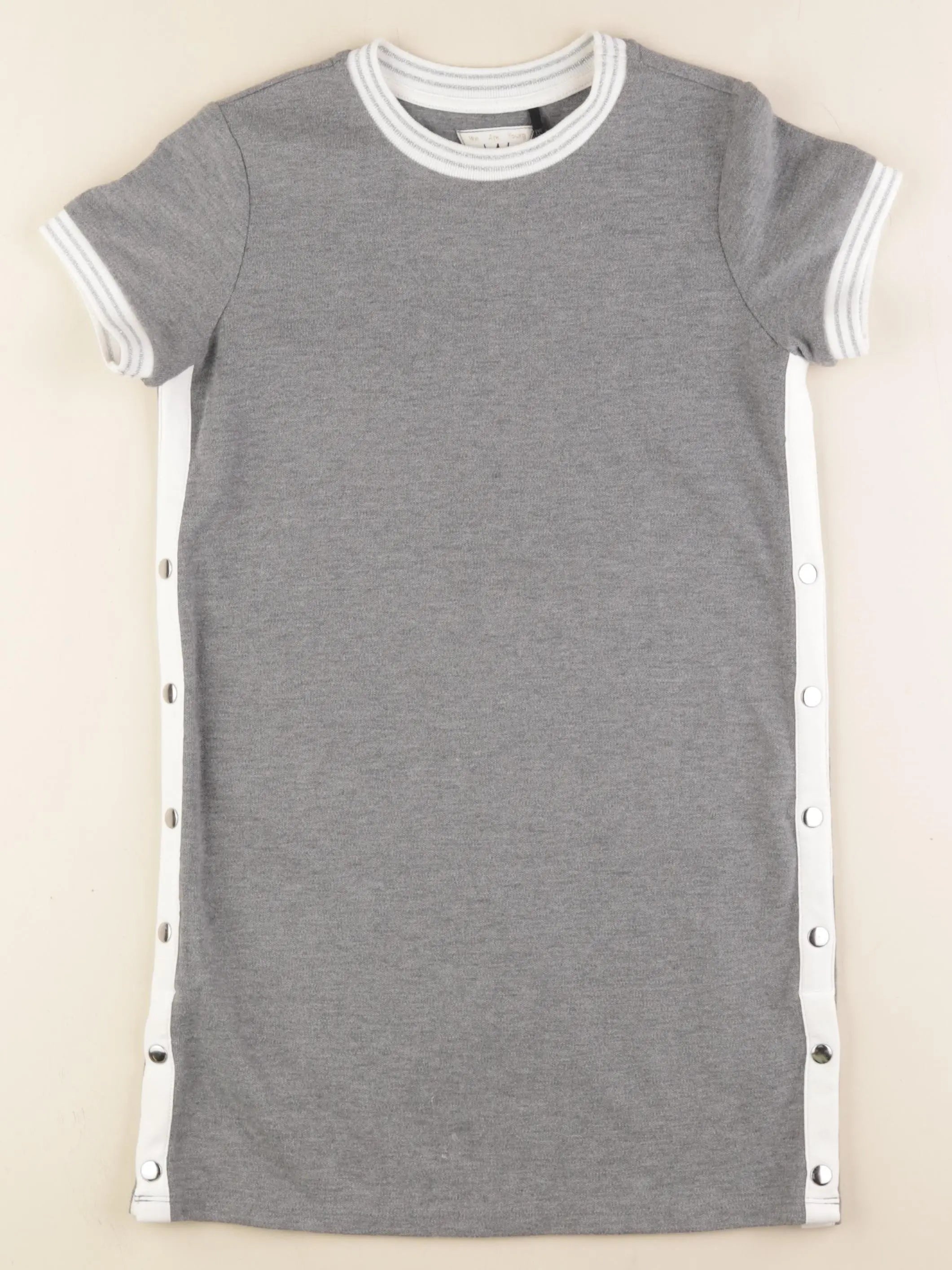IKKS - robe gris, argent - 10 ans