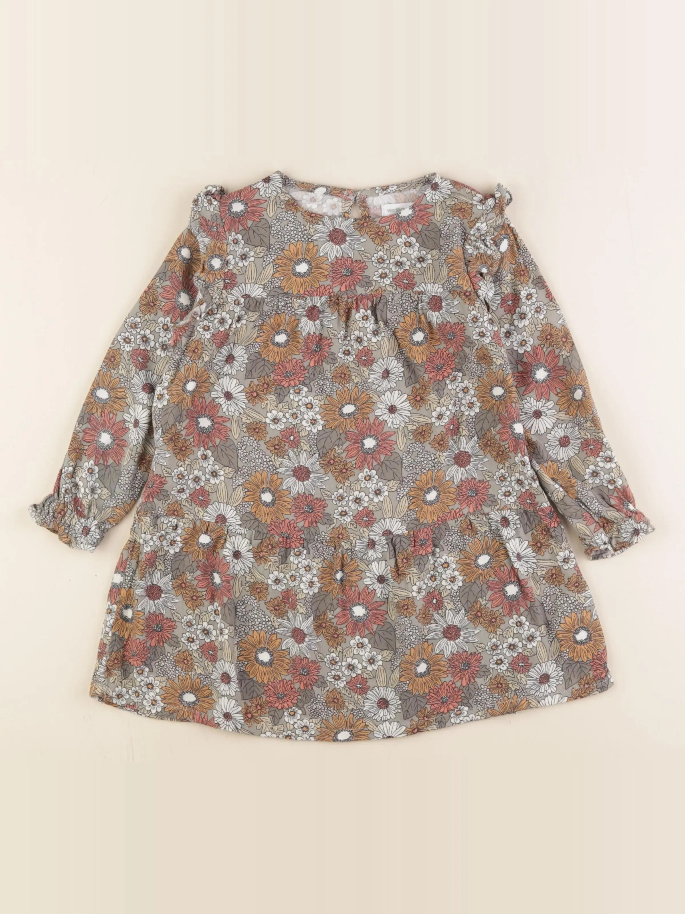 Vertbaudet - robe multicolore - 3 ans