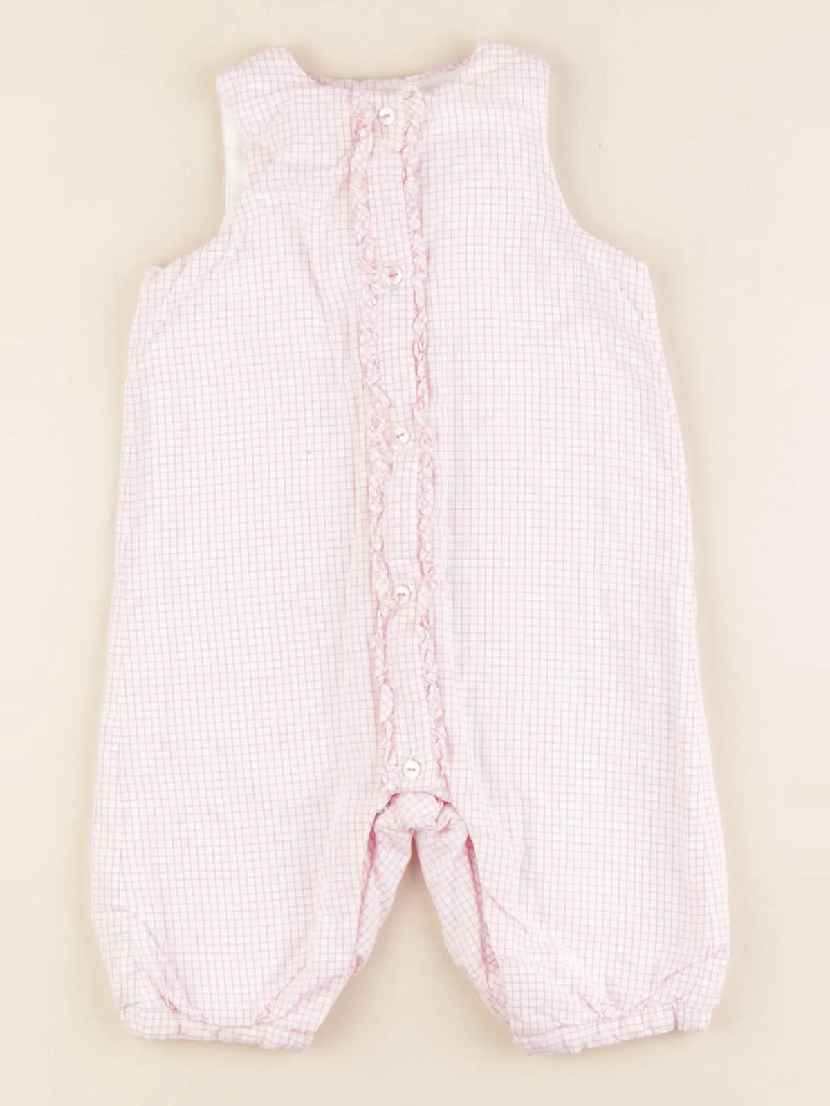 Jacadi - combinaison doublé rose - 6 mois