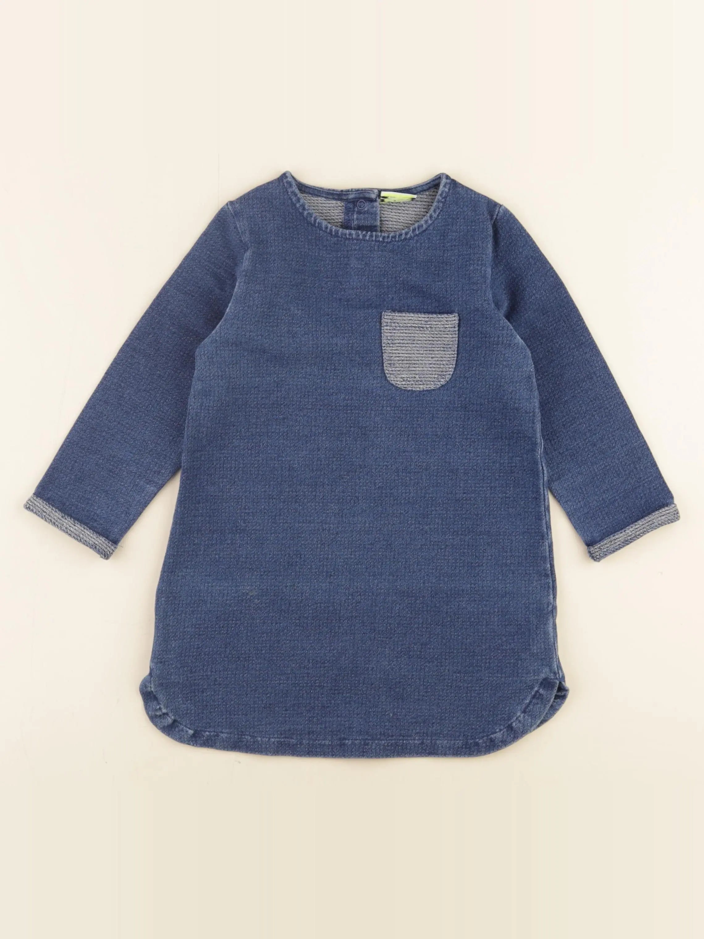 Tape à l'oeil - robe bleu - 24 mois