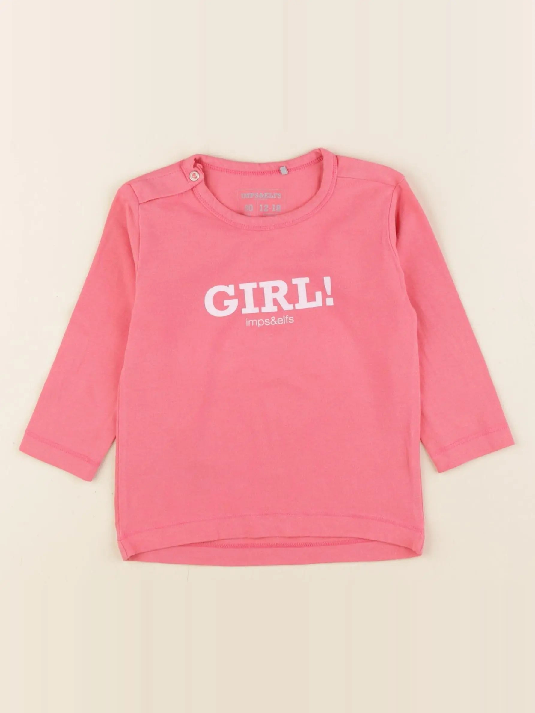 Imps & Elfs - tee-shirt rose - 12/18 mois
