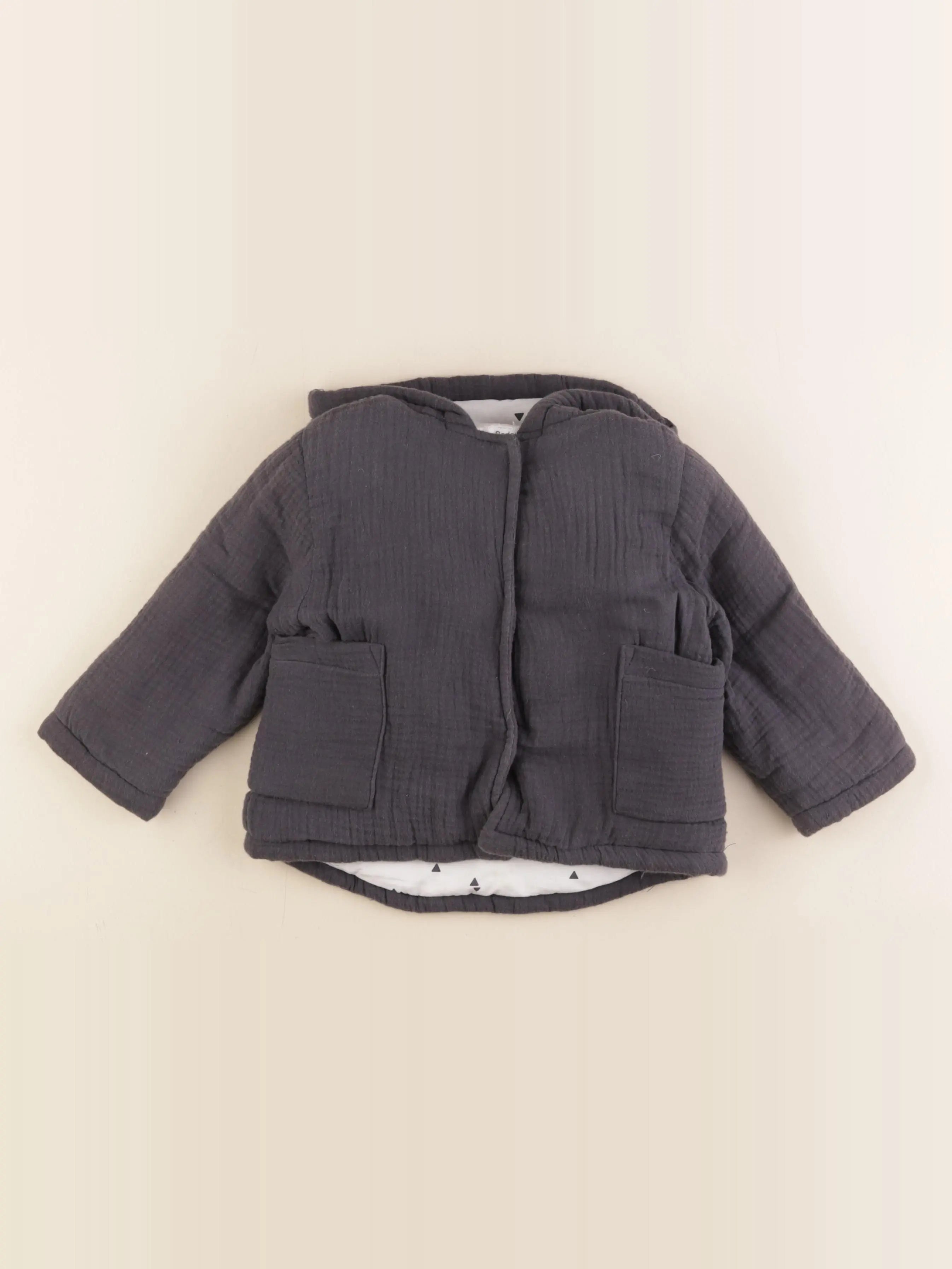 La Redoute - veste doublé gris - 18 mois