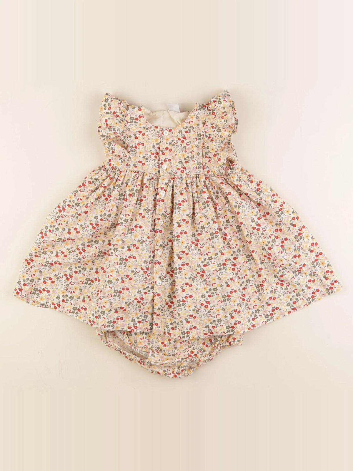 Petit Bateau - robe multicolore - 24 mois