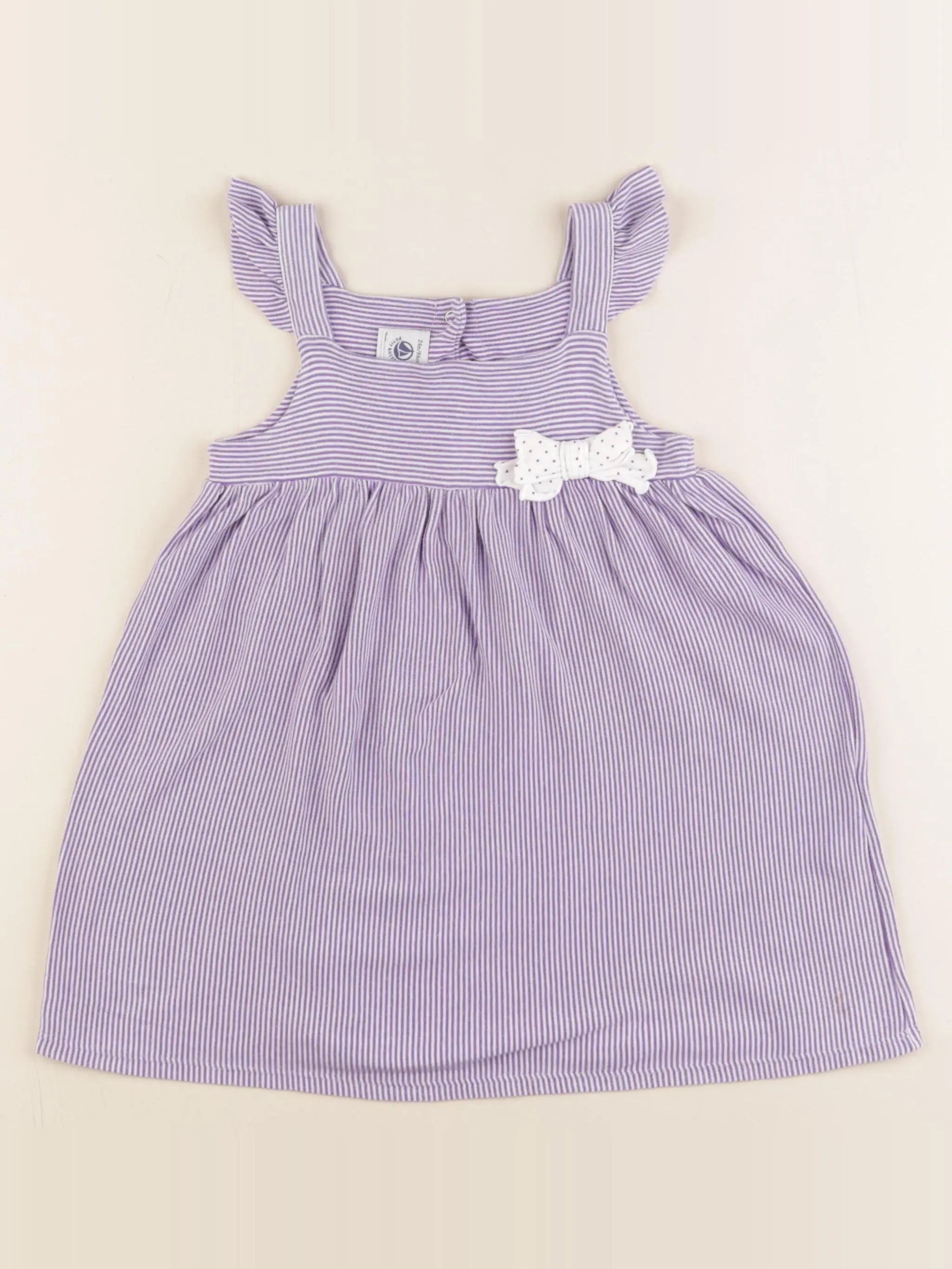 Petit Bateau - robe violet - 24 mois