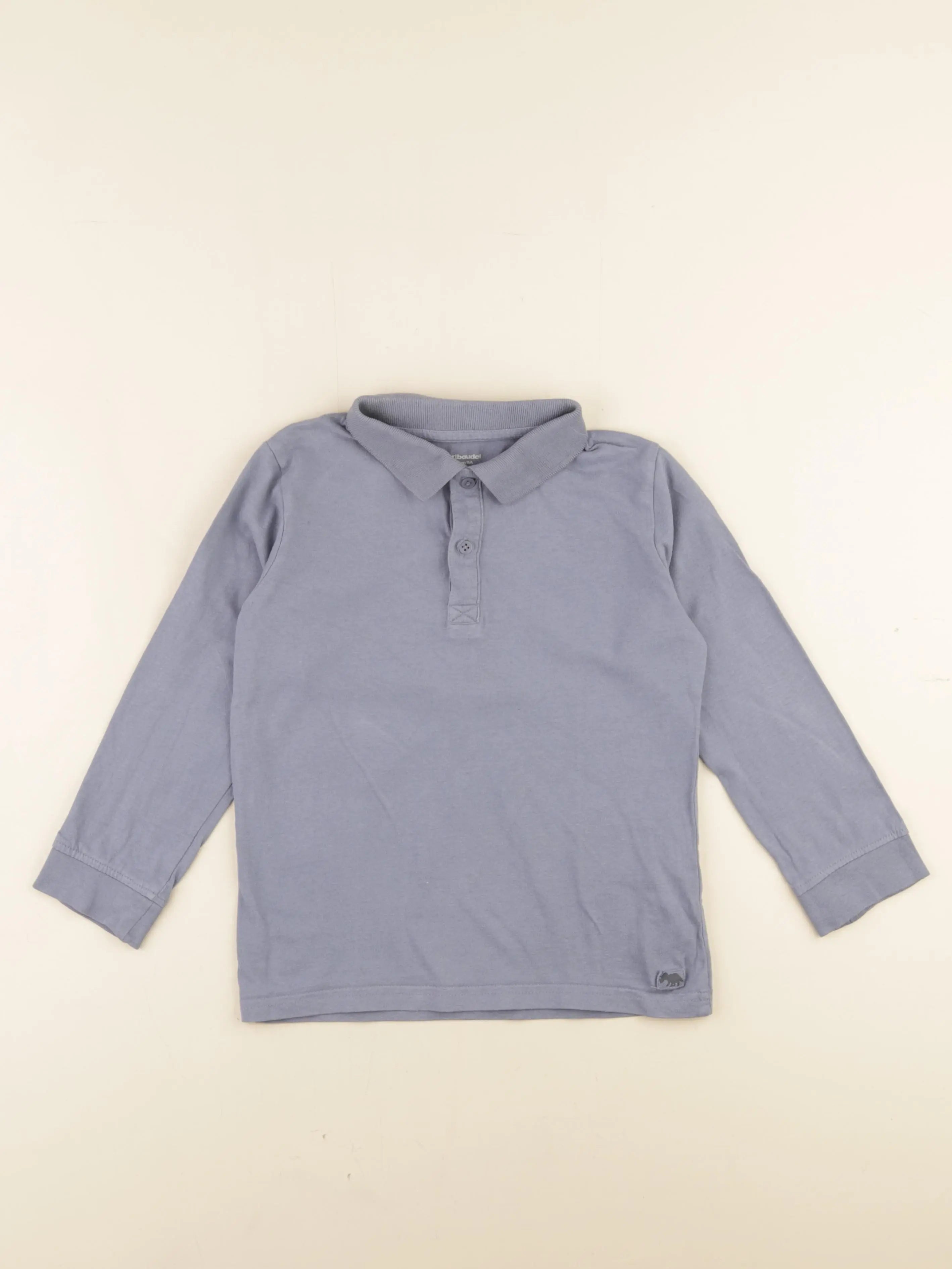 Vertbaudet - polo bleu - 8 ans