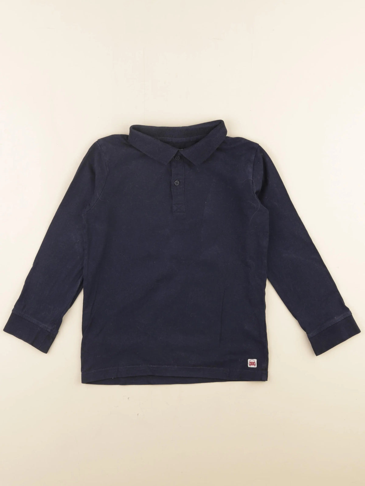 Vertbaudet - polo bleu - 8 ans