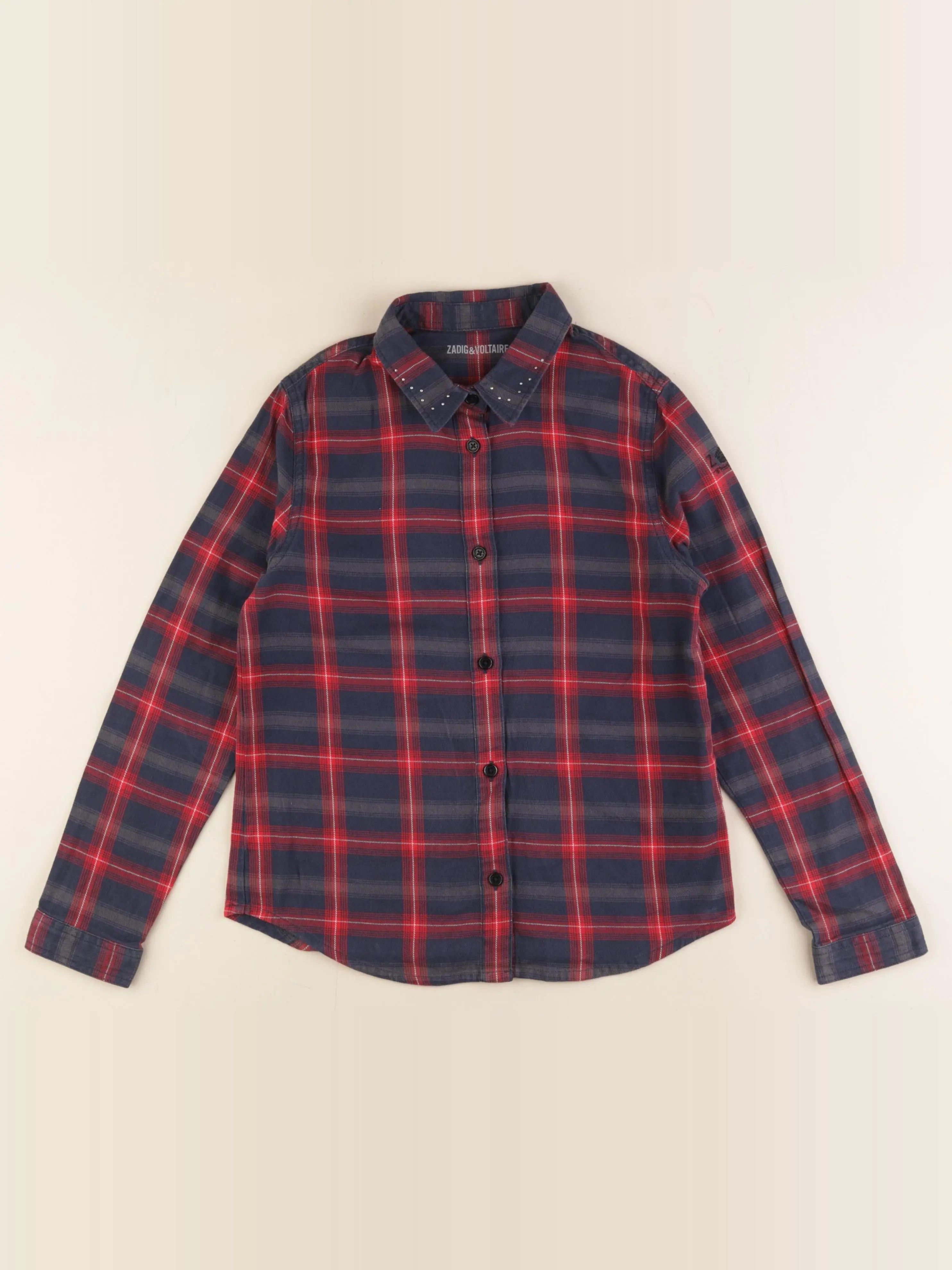 Zadig & Voltaire - chemise multicolore - 10 ans